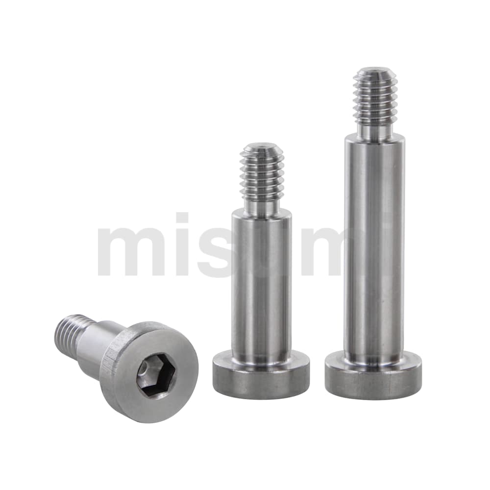 [New Product]Low Head Shoulder Bolt - High Strength Stainless Steel Type, Shaft Dia. Tolerance g6