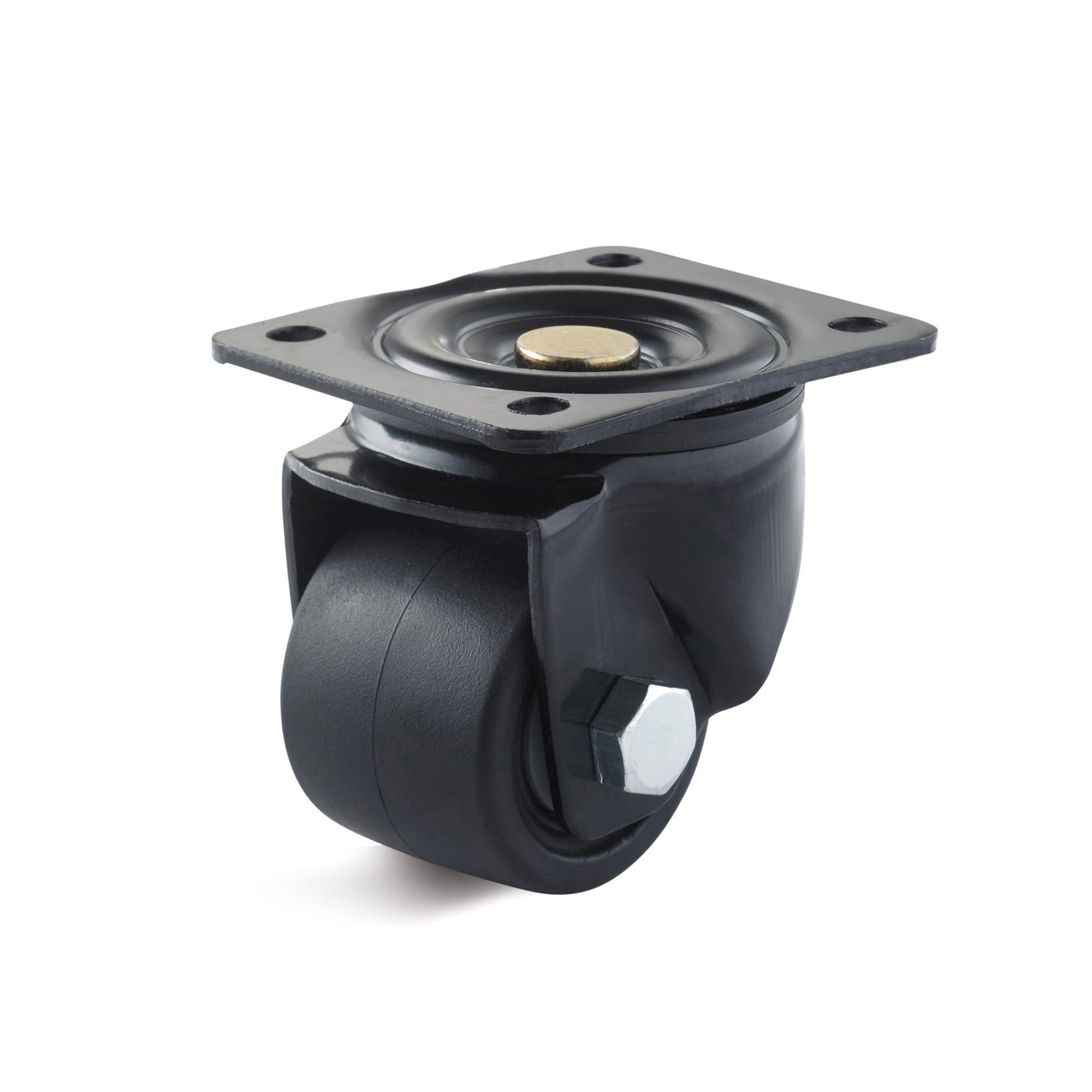 Swivel Castors with polyamide wheel / Steering housing / Mounting plate