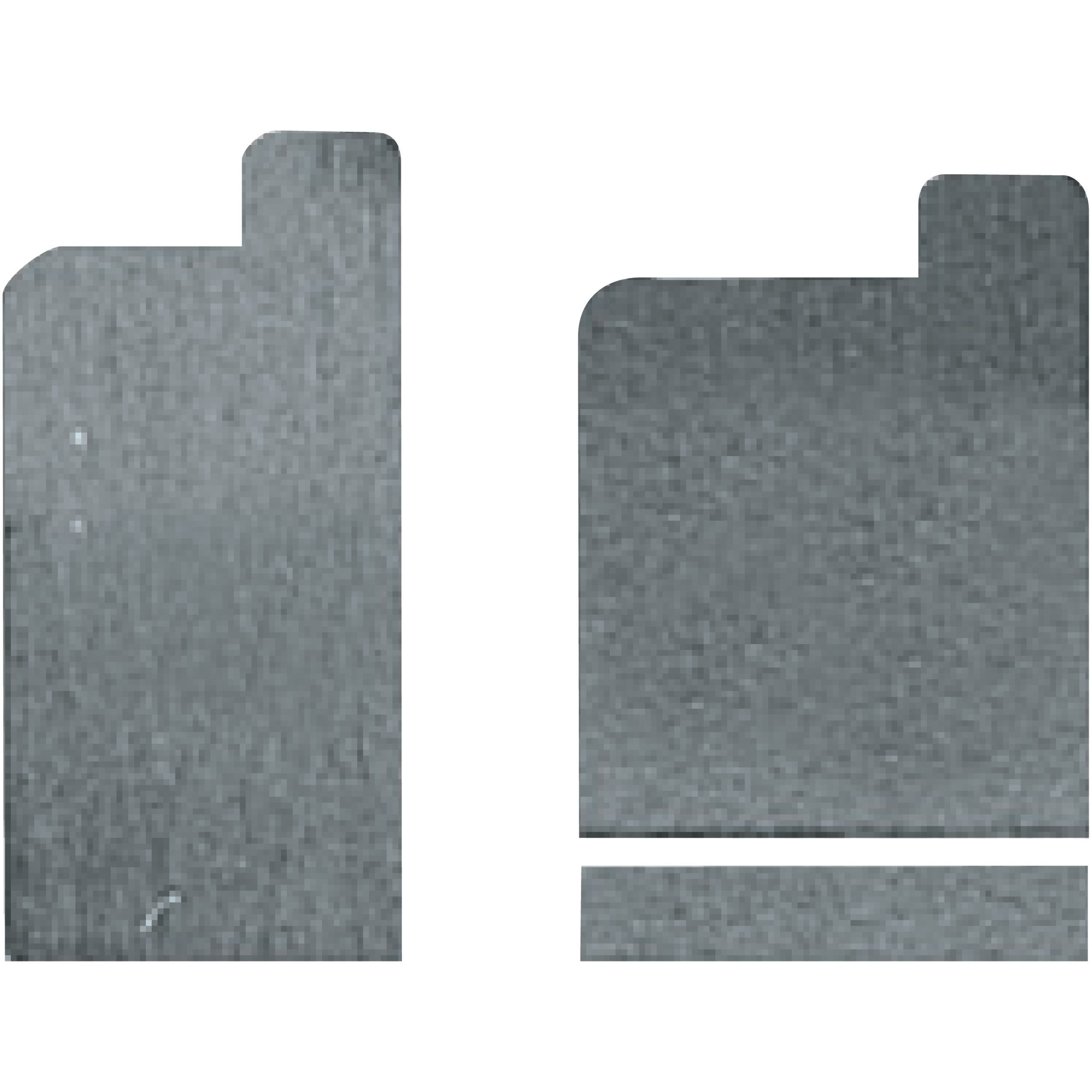 Bending die punches / rectangular / short / shapes selectable