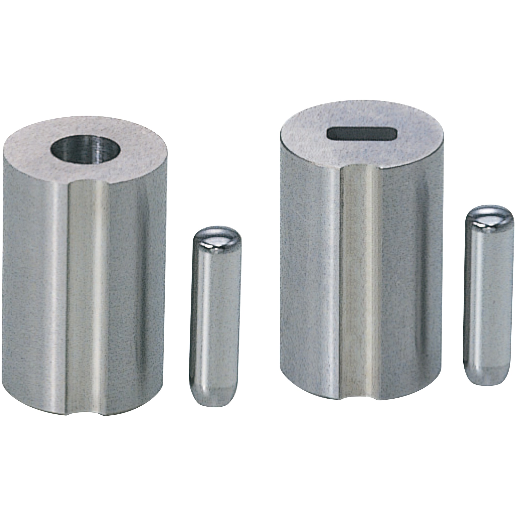 Cutting bushes cylindrical / annular slug stop / dowel pin groove / conical waste bore