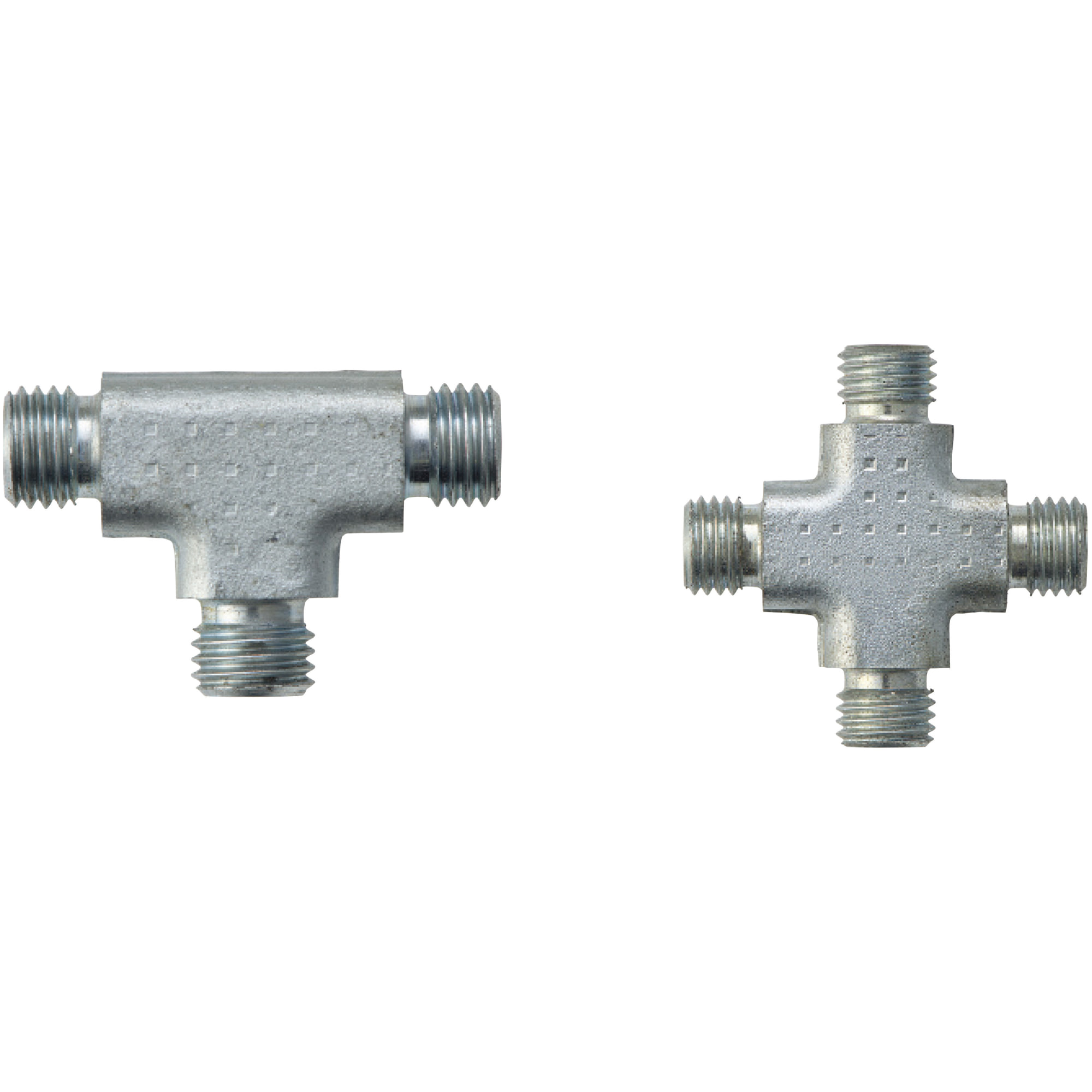 Hose connection fitting for nitrogen filling connection / hose branch / M8 / M8