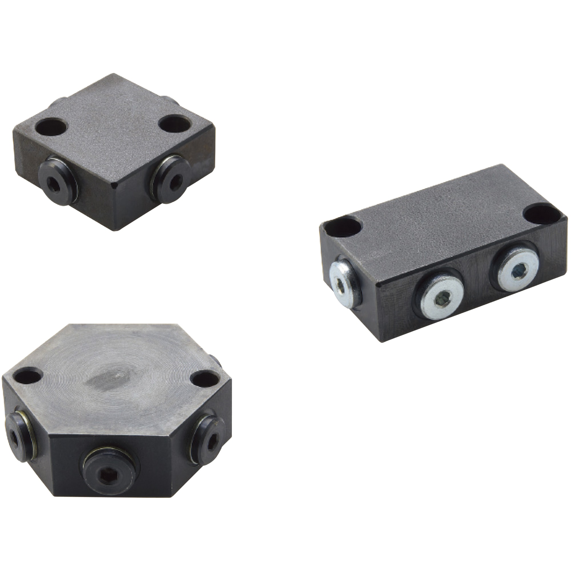 Manifold blocks for gas springs / M6 connection thread