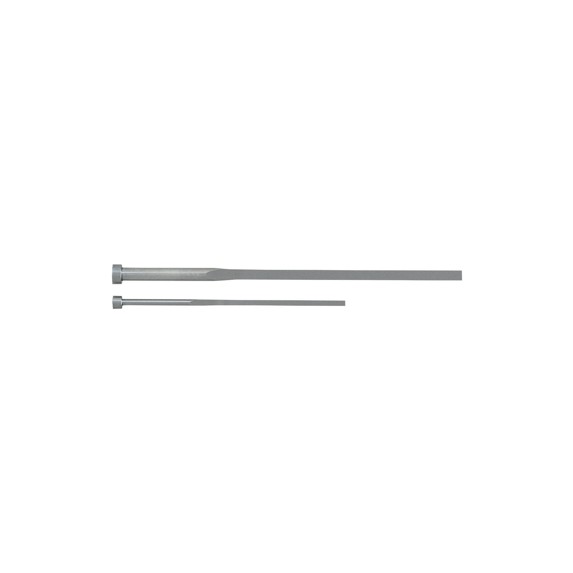 Precision flat ejector pins / head shape selectable / EN 1.3343 Equiv. / length Configurable