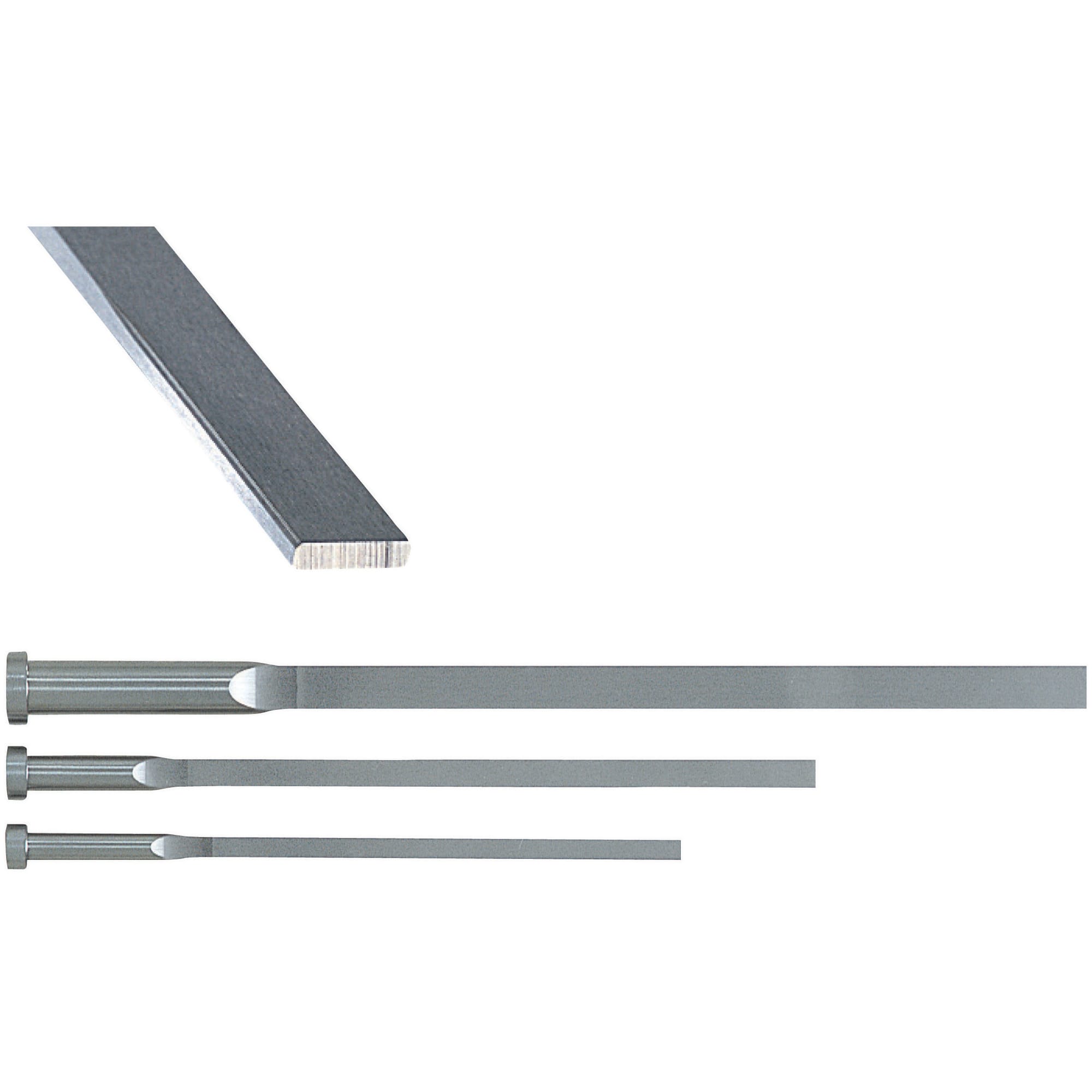 Flat ejector pins / head shape selectable / EN 1.3343 Equiv. / corners rounded / dimensions Configurable / large version