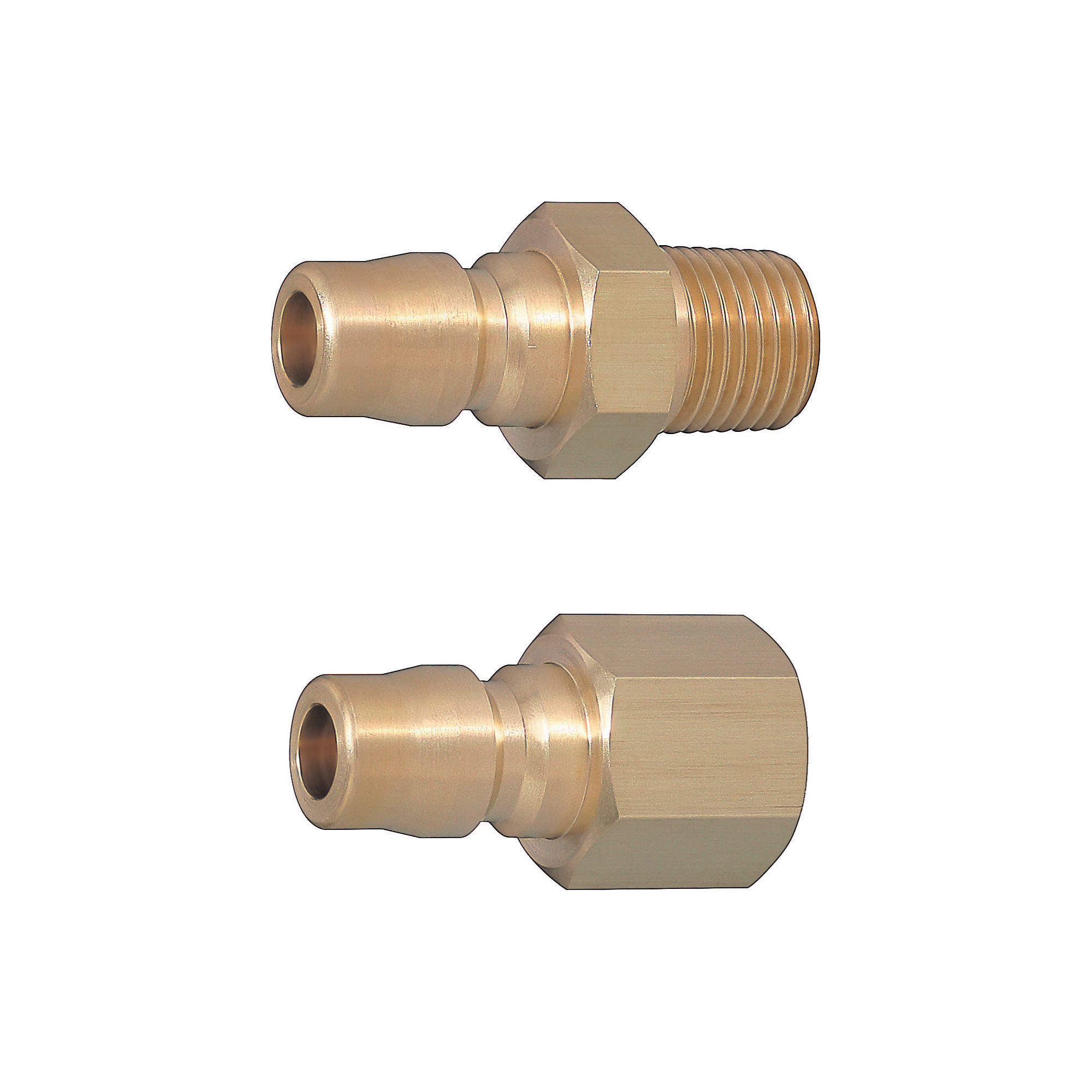 Quick release coupling plugs / nominal size selectable / internal thread