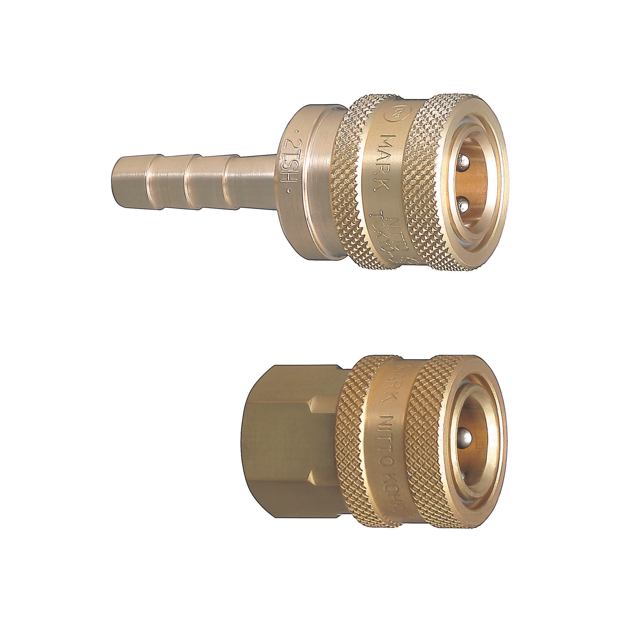 Quick couplings / nominal size selectable / version selectable / connection selectable / heat resistant