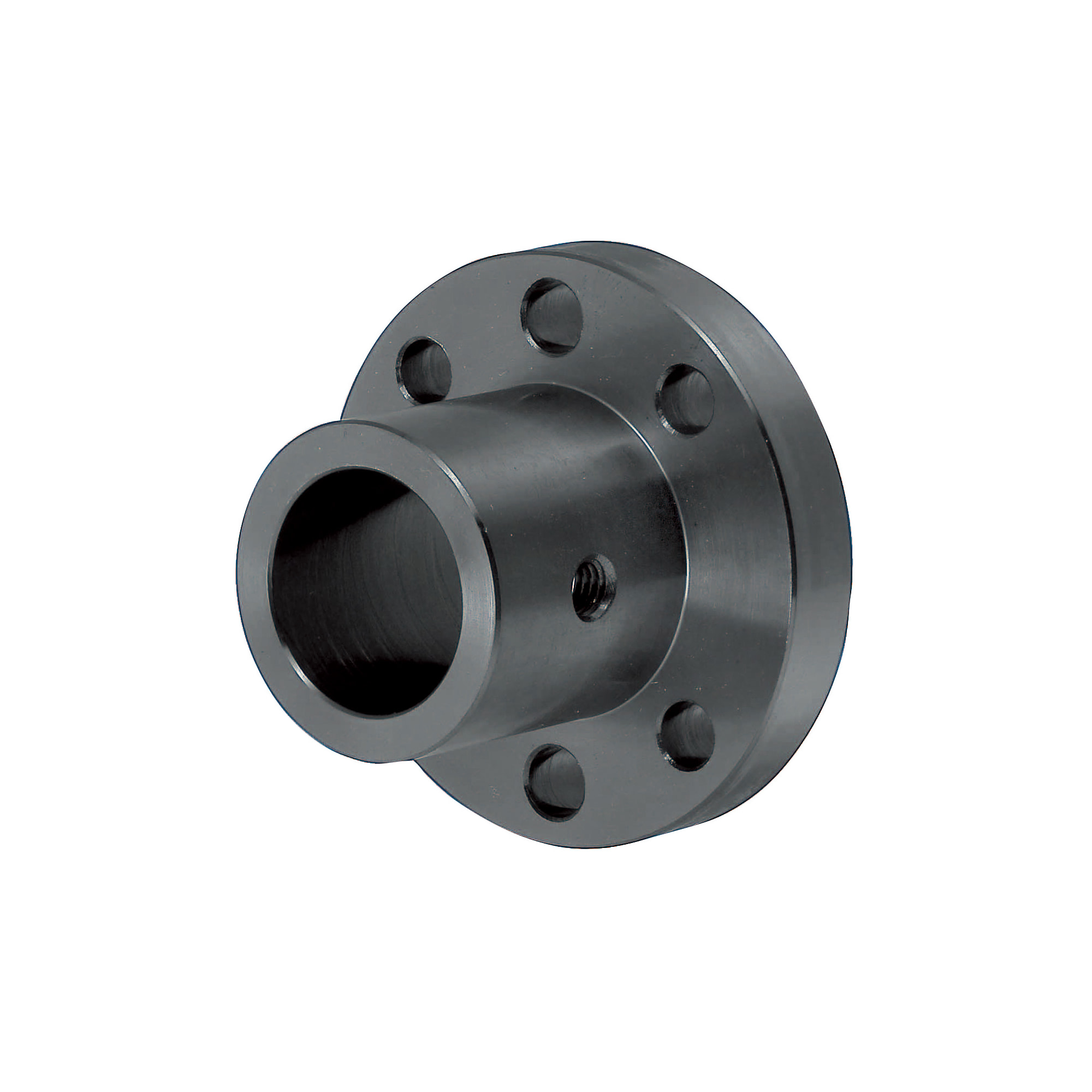 Shaft holders / Circular flange, two-sided flattened circular flange / one-piece