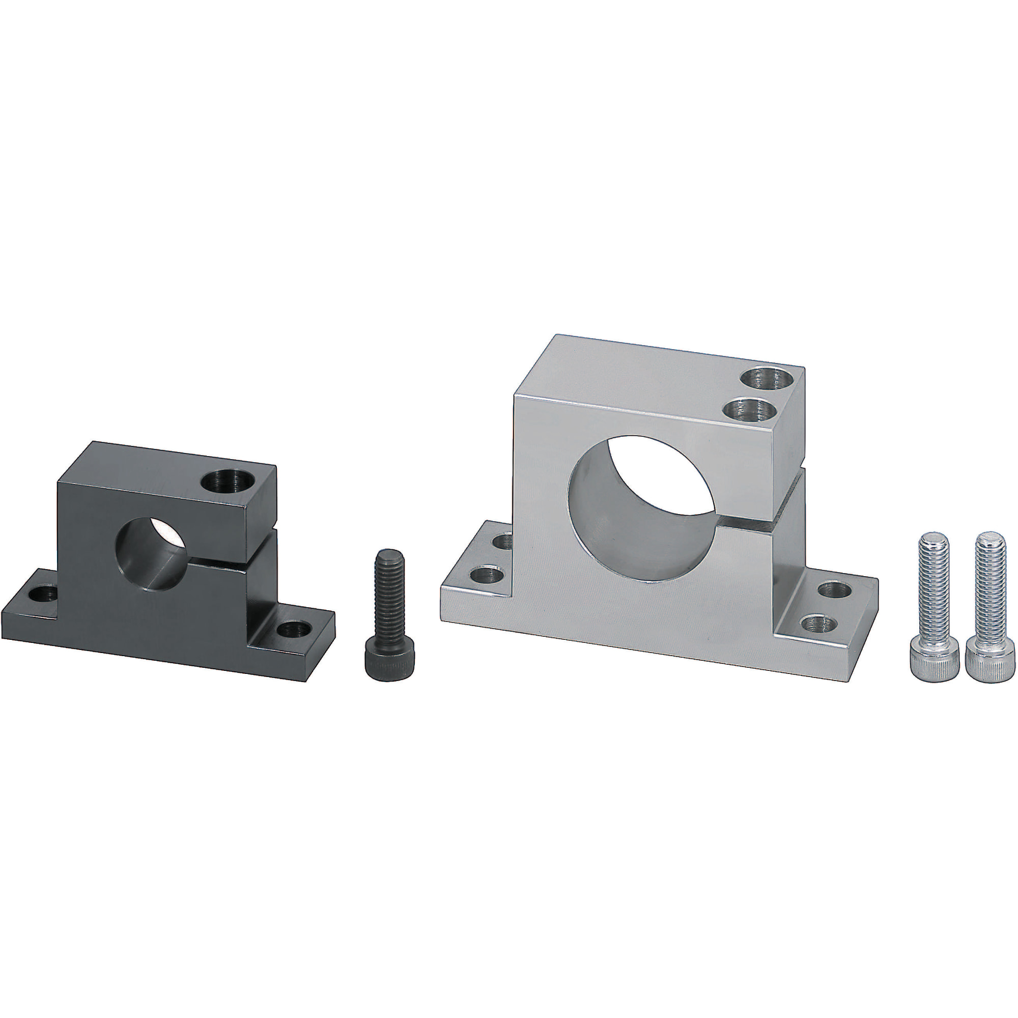 Shaft holders / T-shape / slotted on the side / wide version