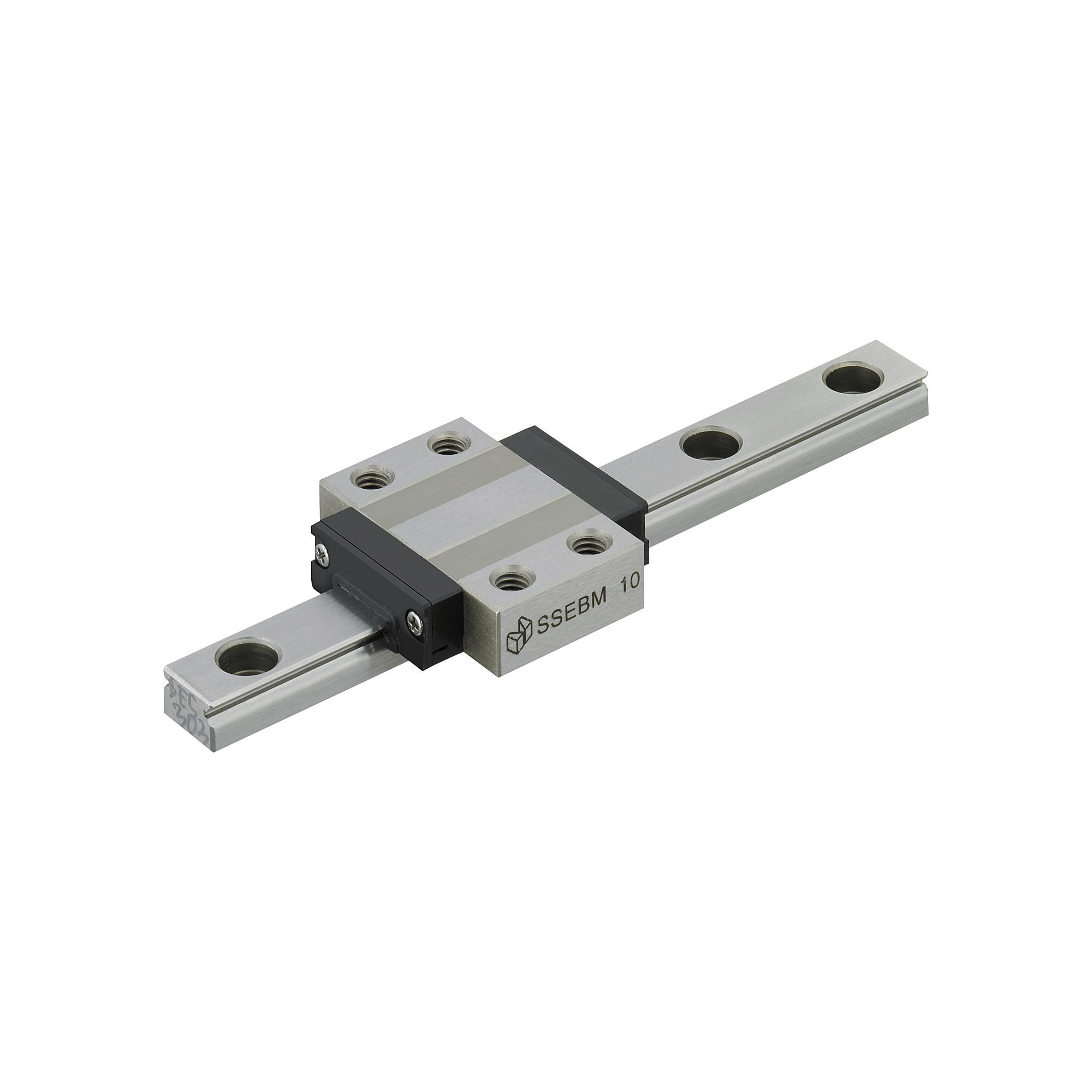 Miniature profiled rail guides / wide carriage / material selectable
