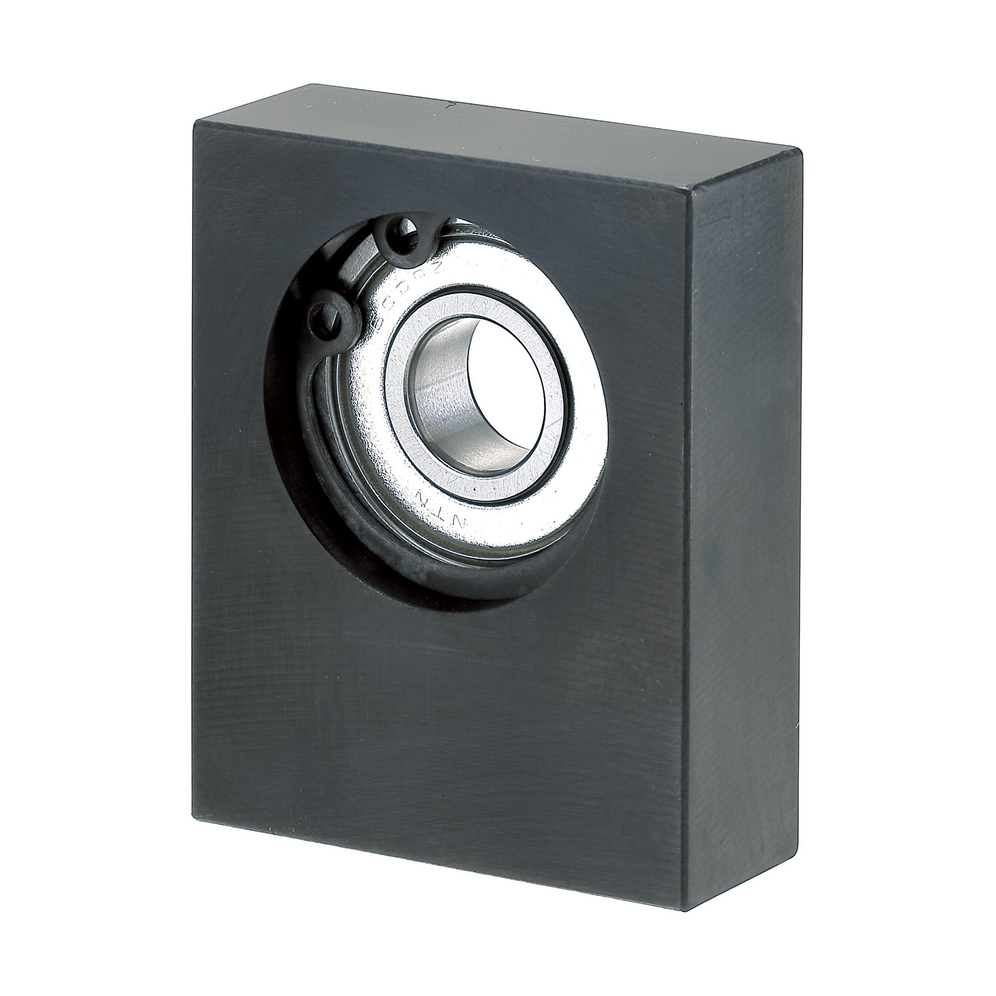 Bearing housings / block shape / internal thread / circlip / deep groove ball bearing / material selectable / coating selectable