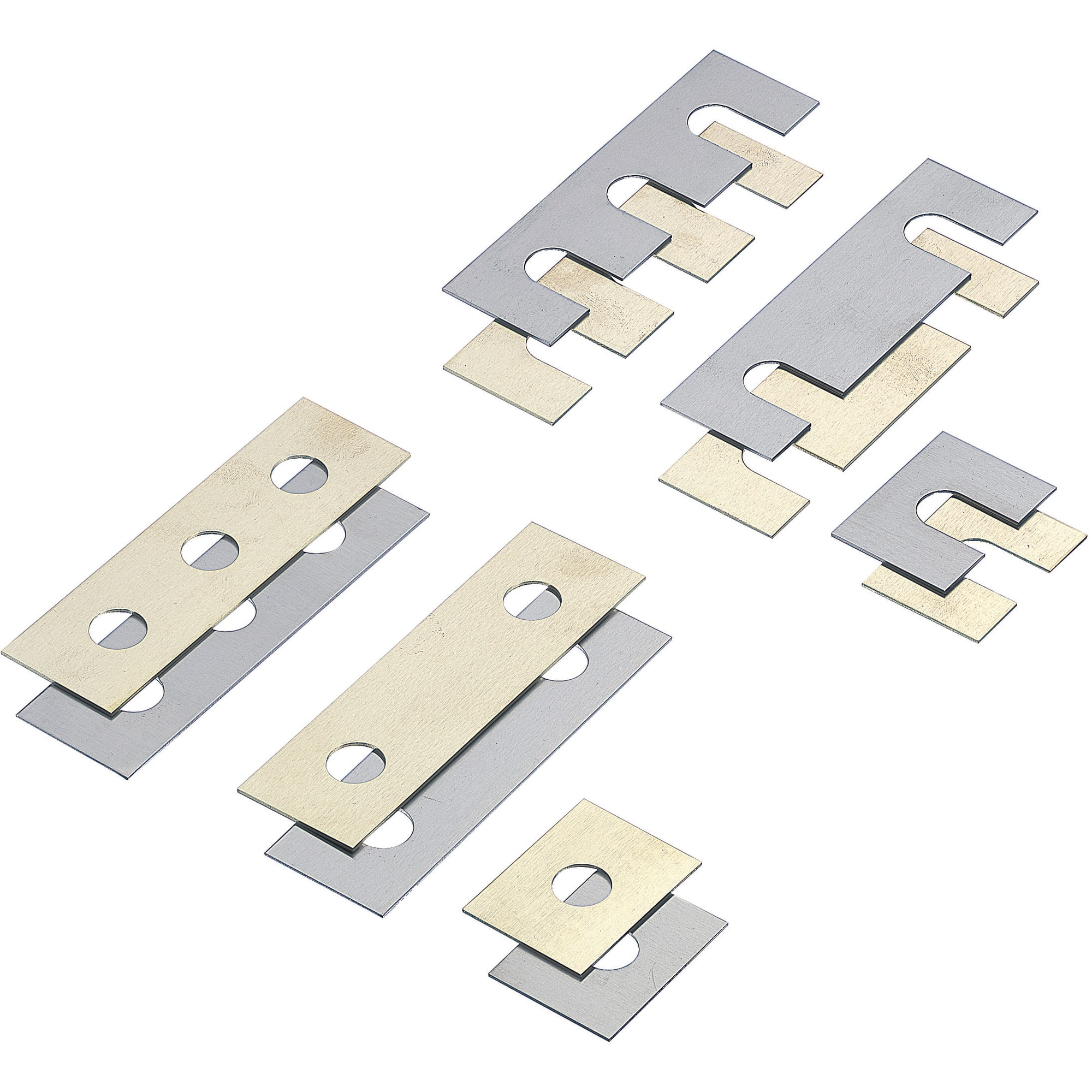 Square Shims - Slotted and Round Holes