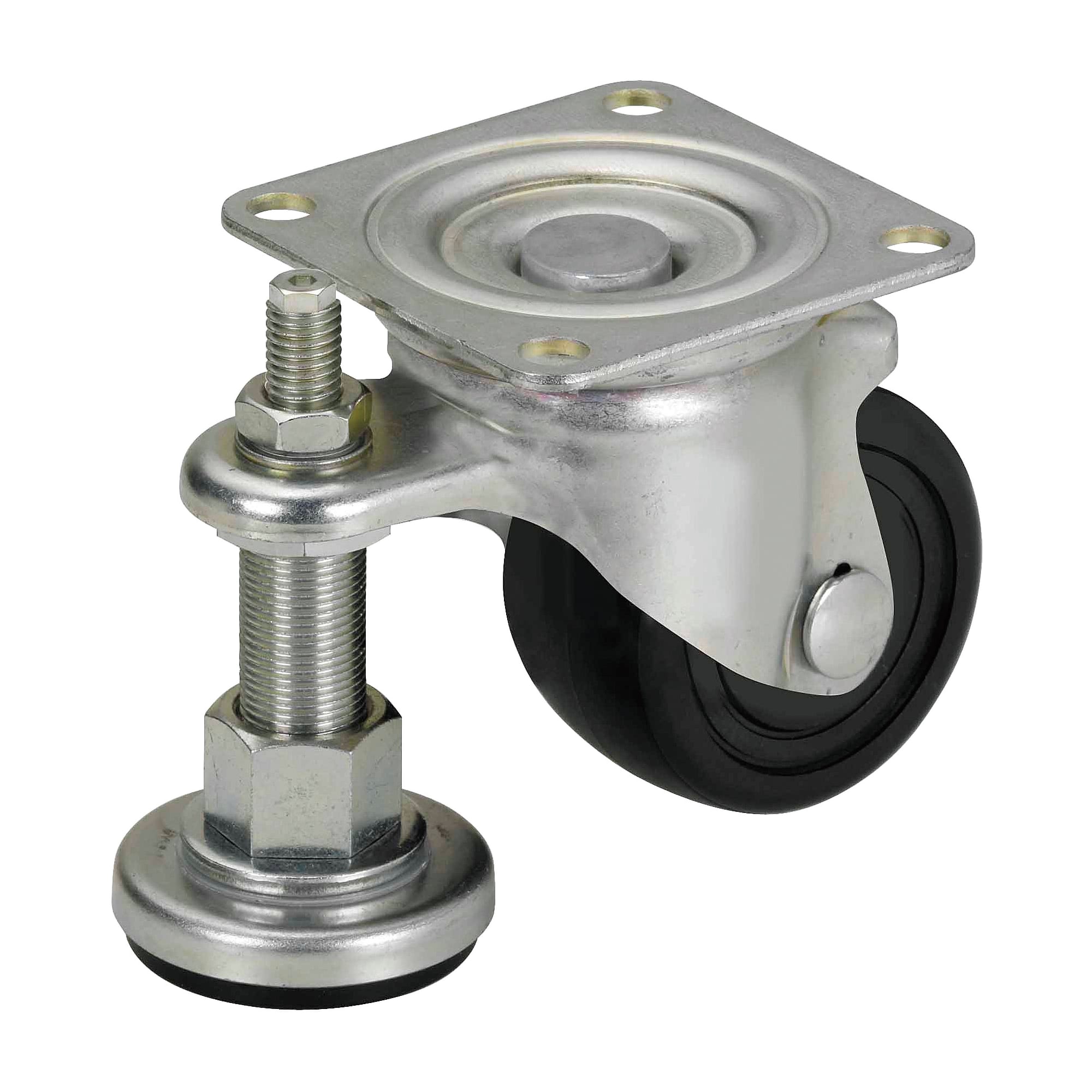 Casters Support Screw Light Medium Load 1018 Carbon Steel
