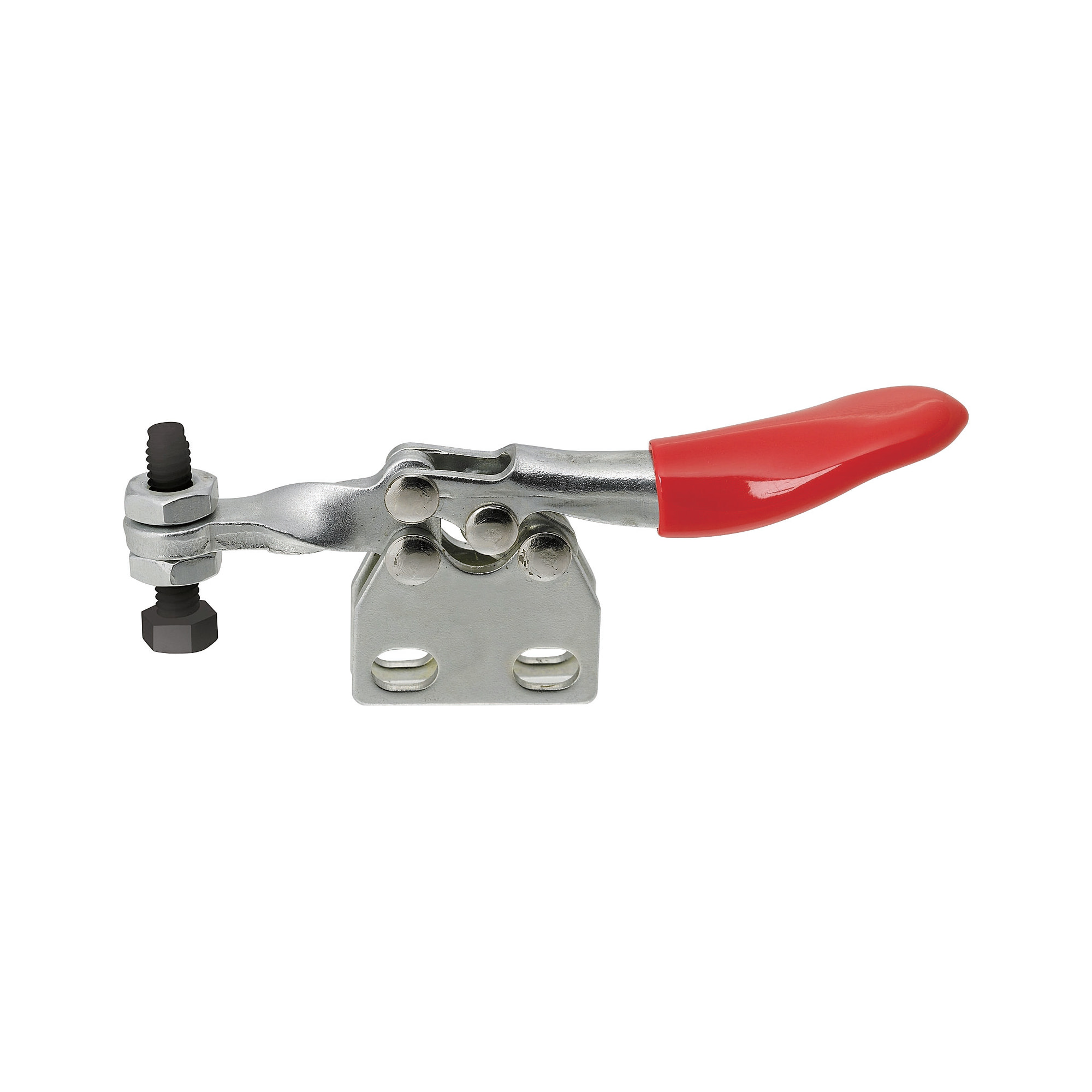 Toggle Clamp, Horizontal Type, Straight Base, Tip Bolt Fixed, Clamping Force 264.6 N