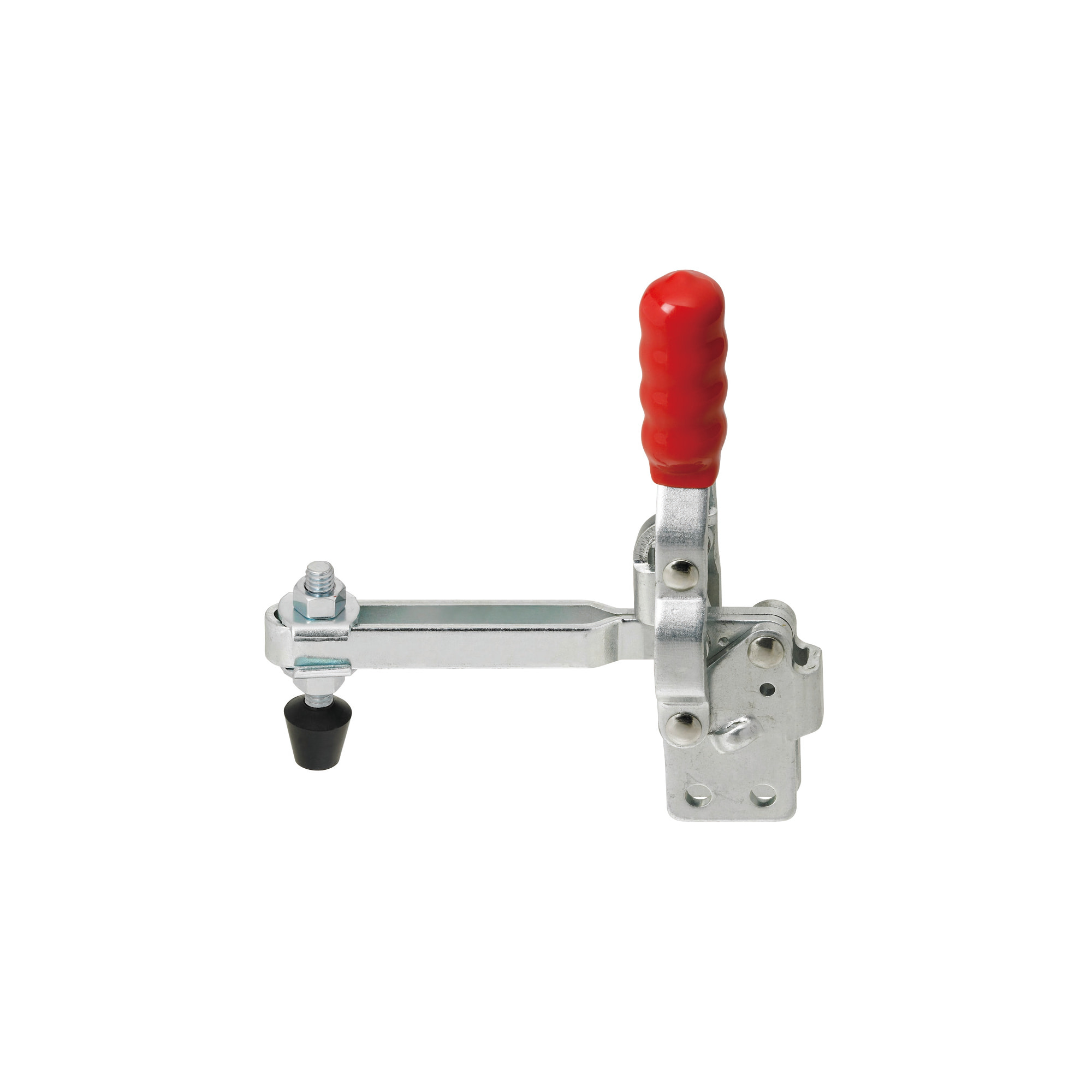 Toggle Clamp, Vertical Type, Straight Base, Clamp Bolt Adjustable, Clamping Force 392 N