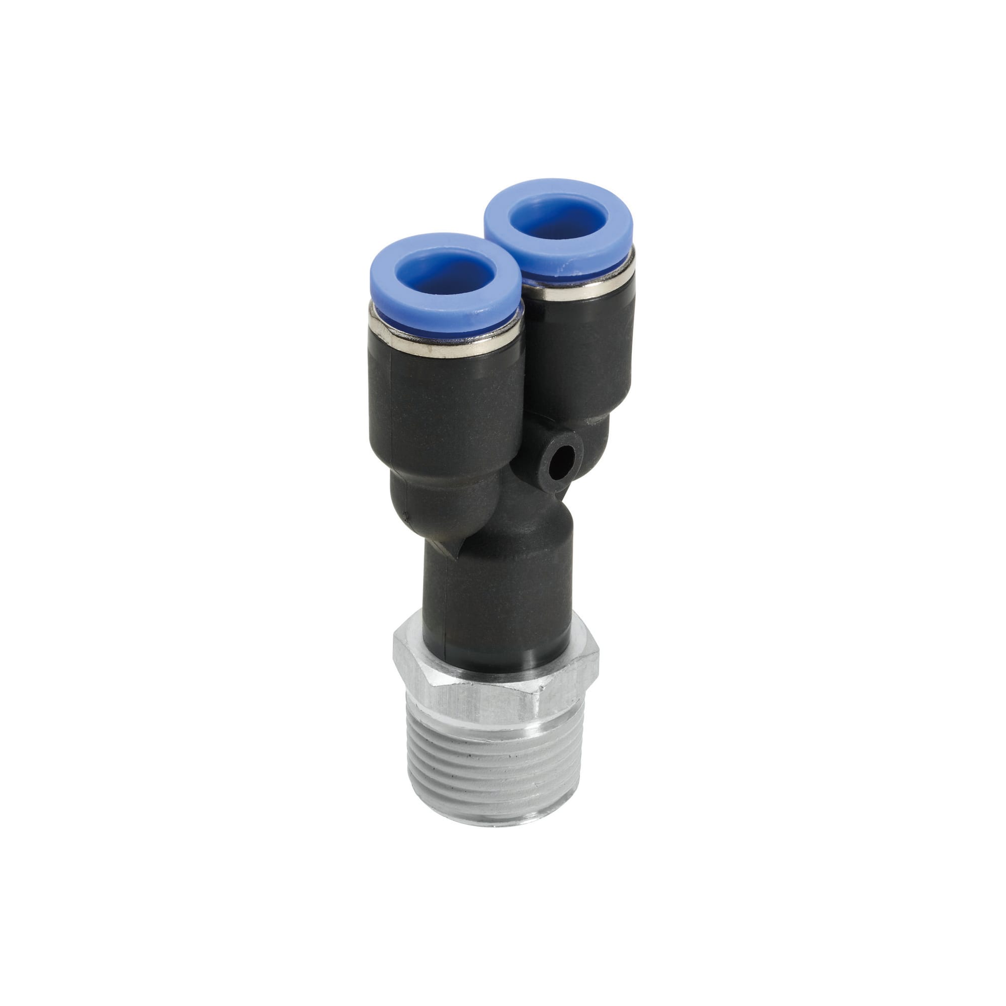 Quick-Connect Fitting, Y Type, Screw Mount Branch