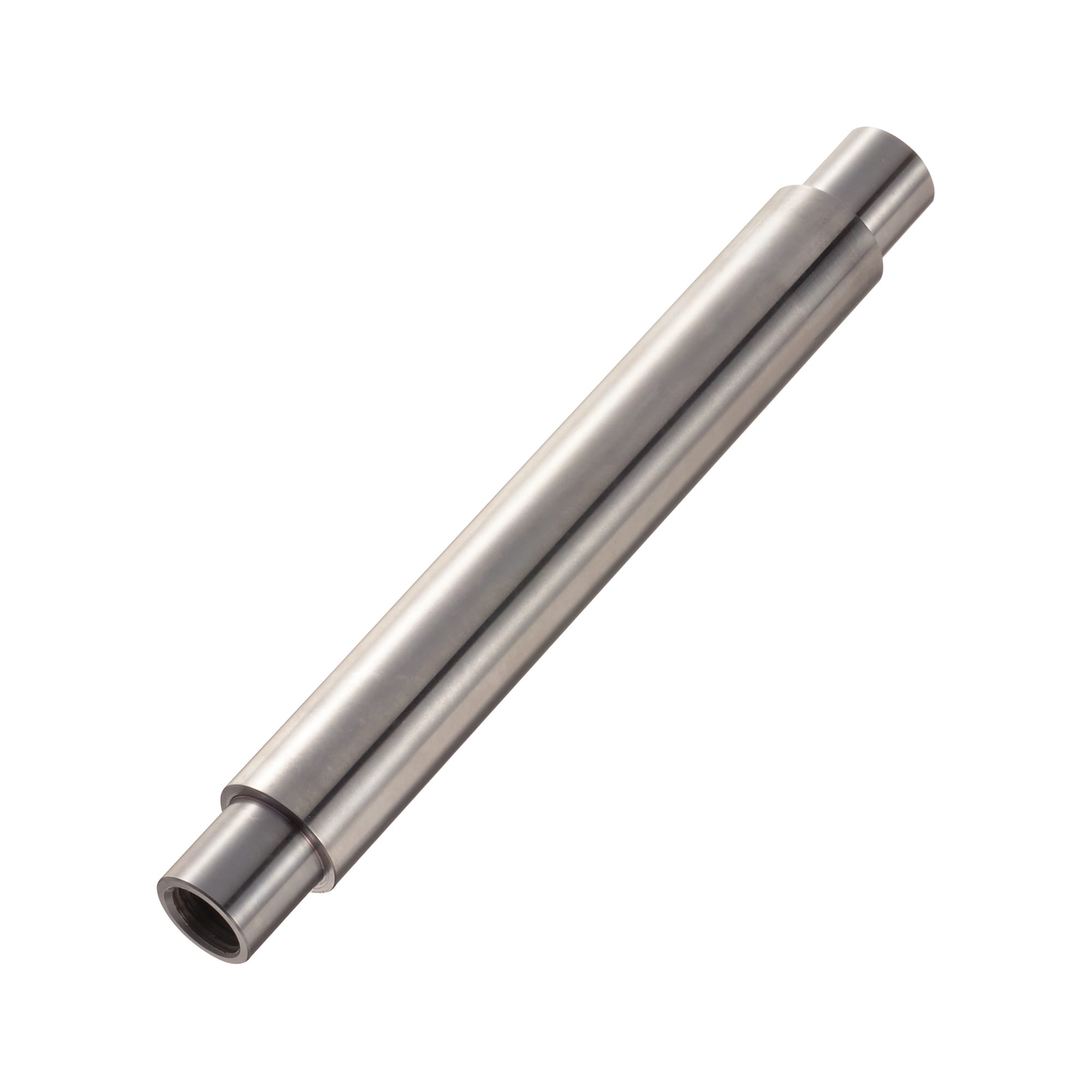 Linear shafts / stepped on both sides, internal thread