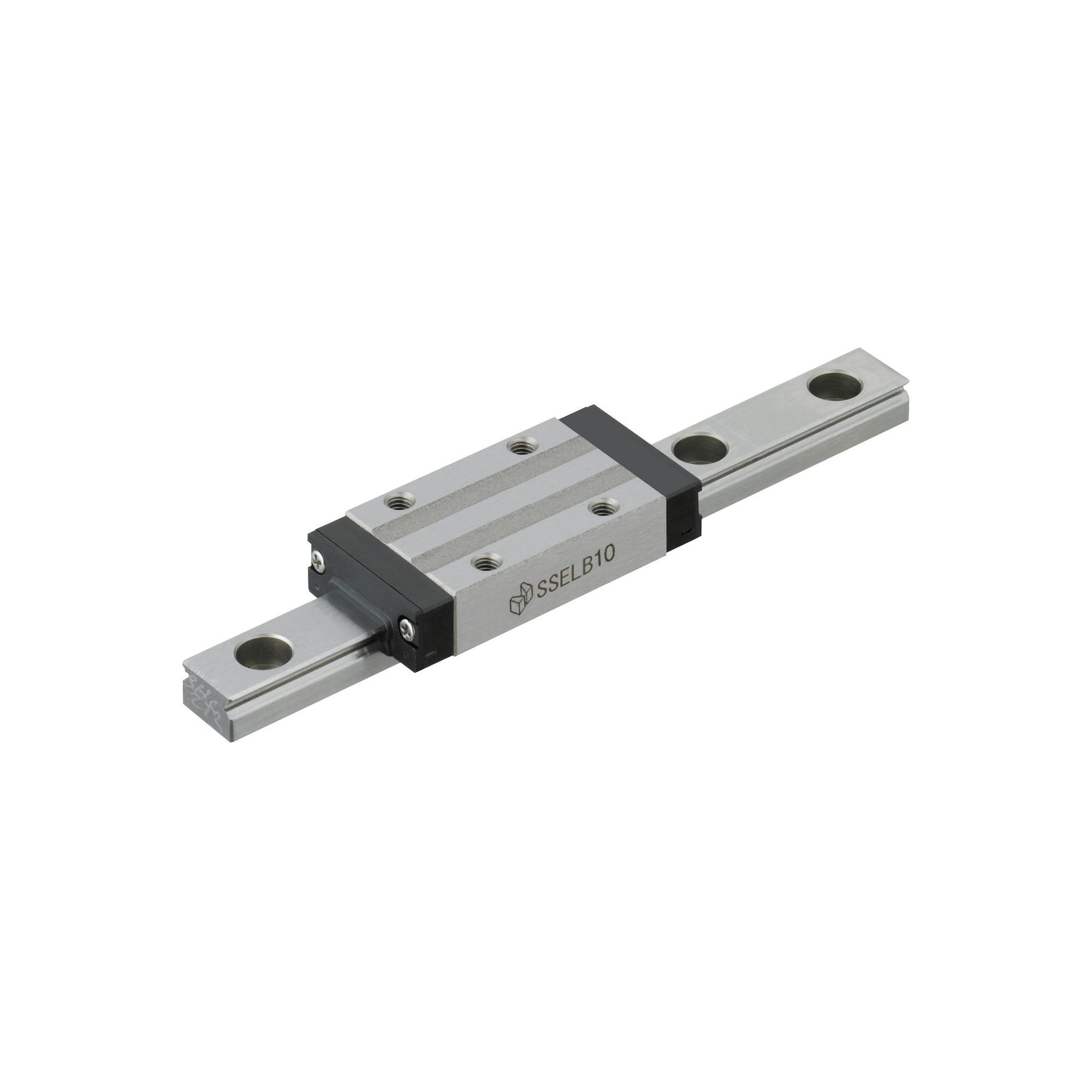 Miniature profiled rail guides / long carriage / material selectable