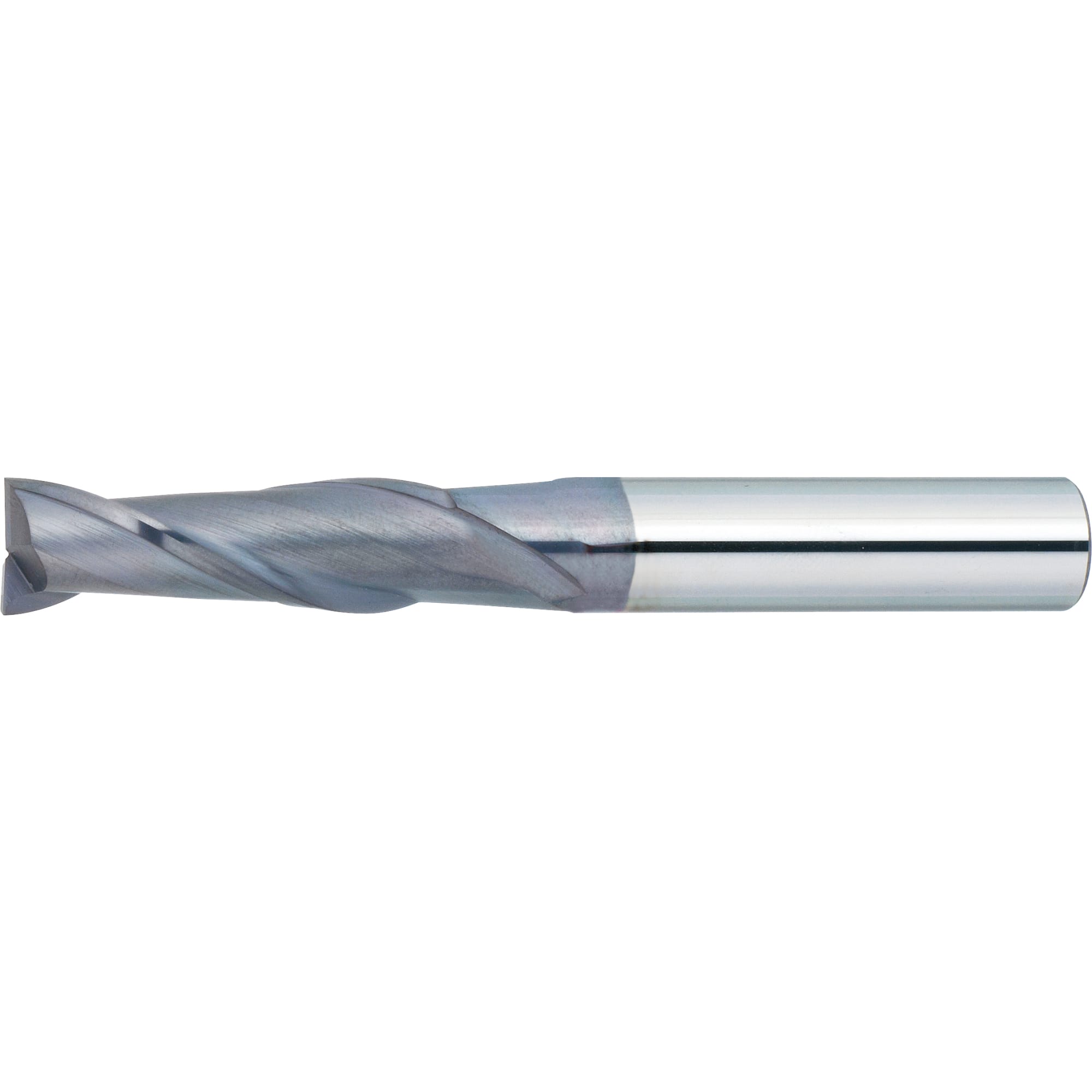XAL series carbide square end mill, 2-flute / 3D Flute Length model