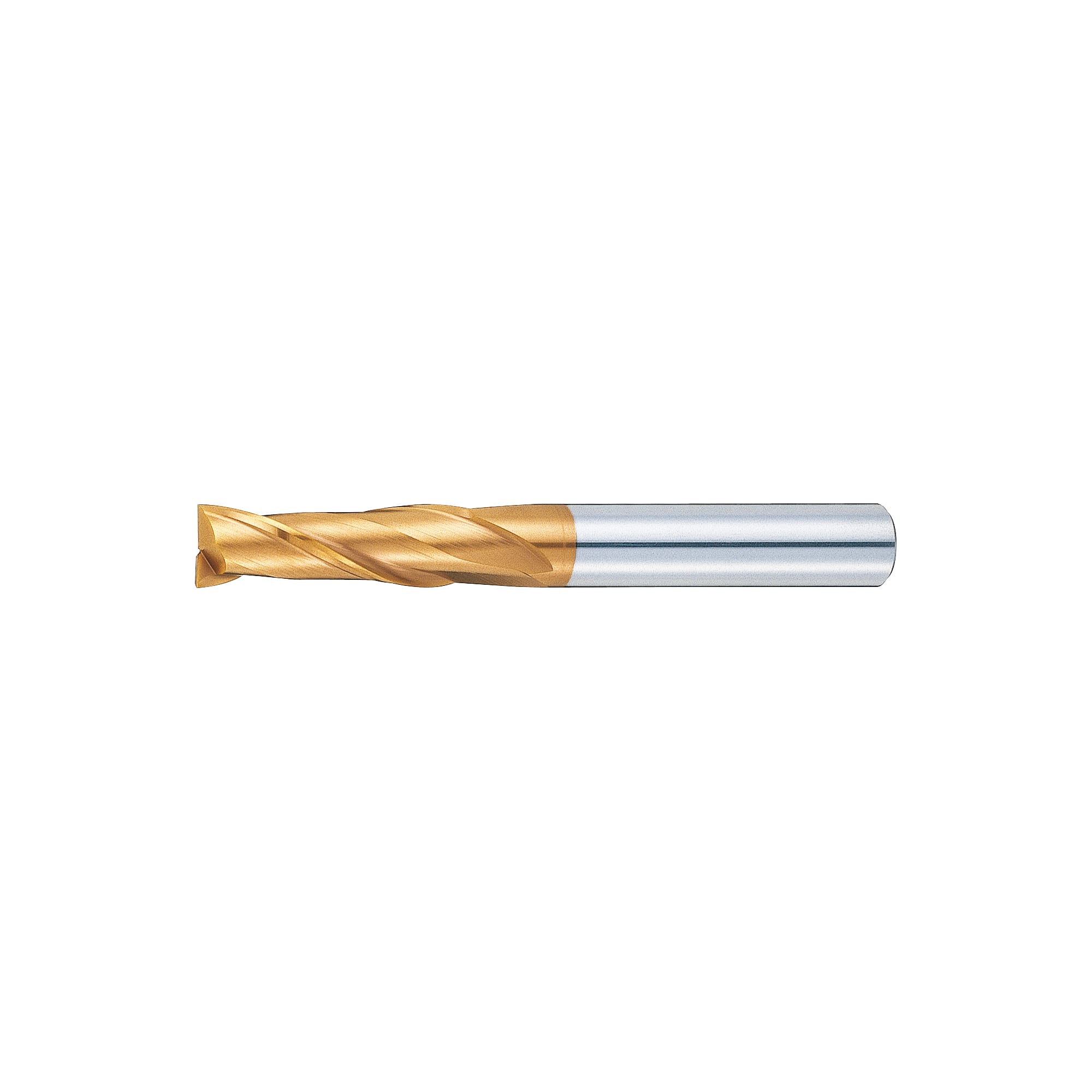 TSC series carbide square end mill, 2-flute / 3D Flute Length (regular) model