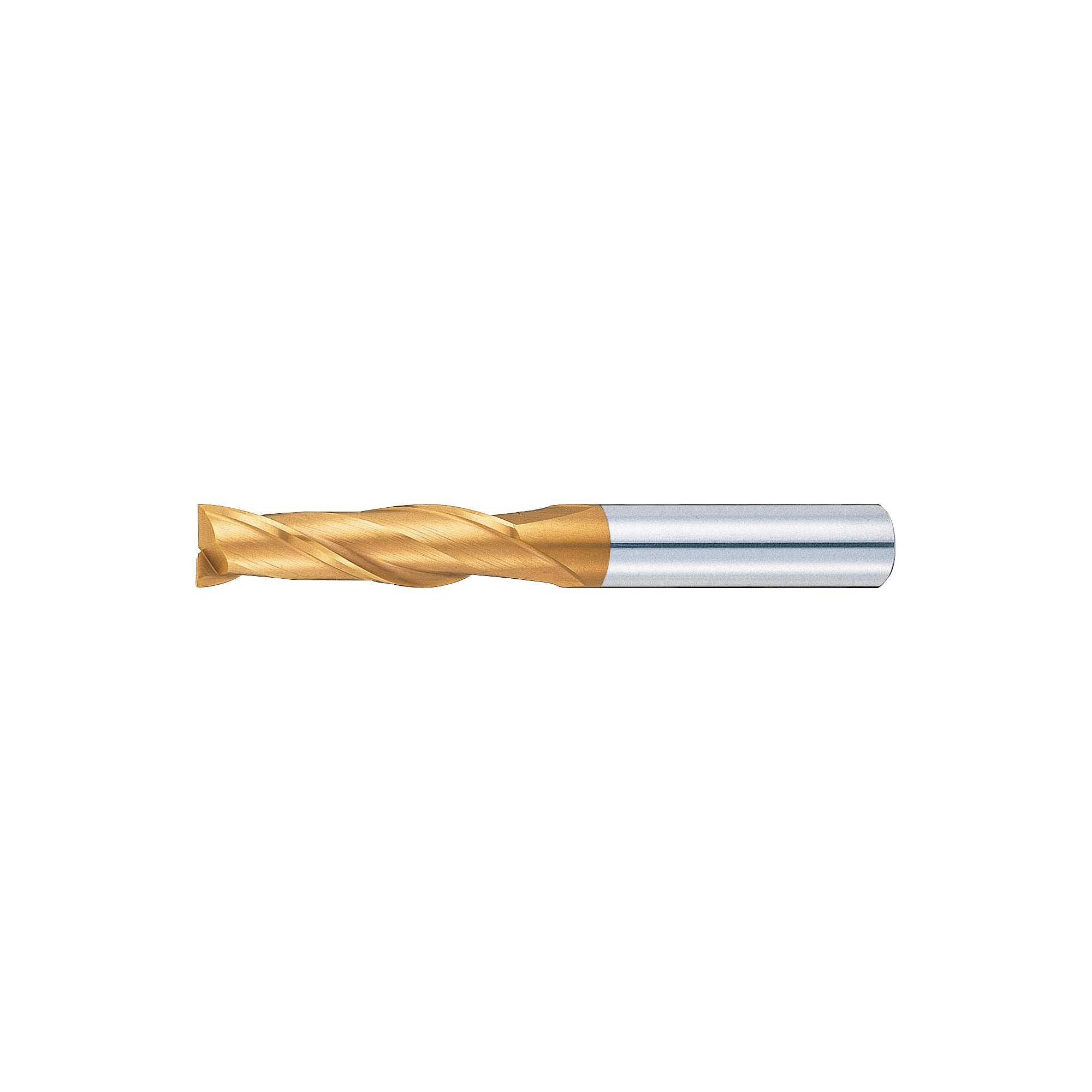 TSC series carbide square end mill, 2-flute / 3.5D Flute Length model