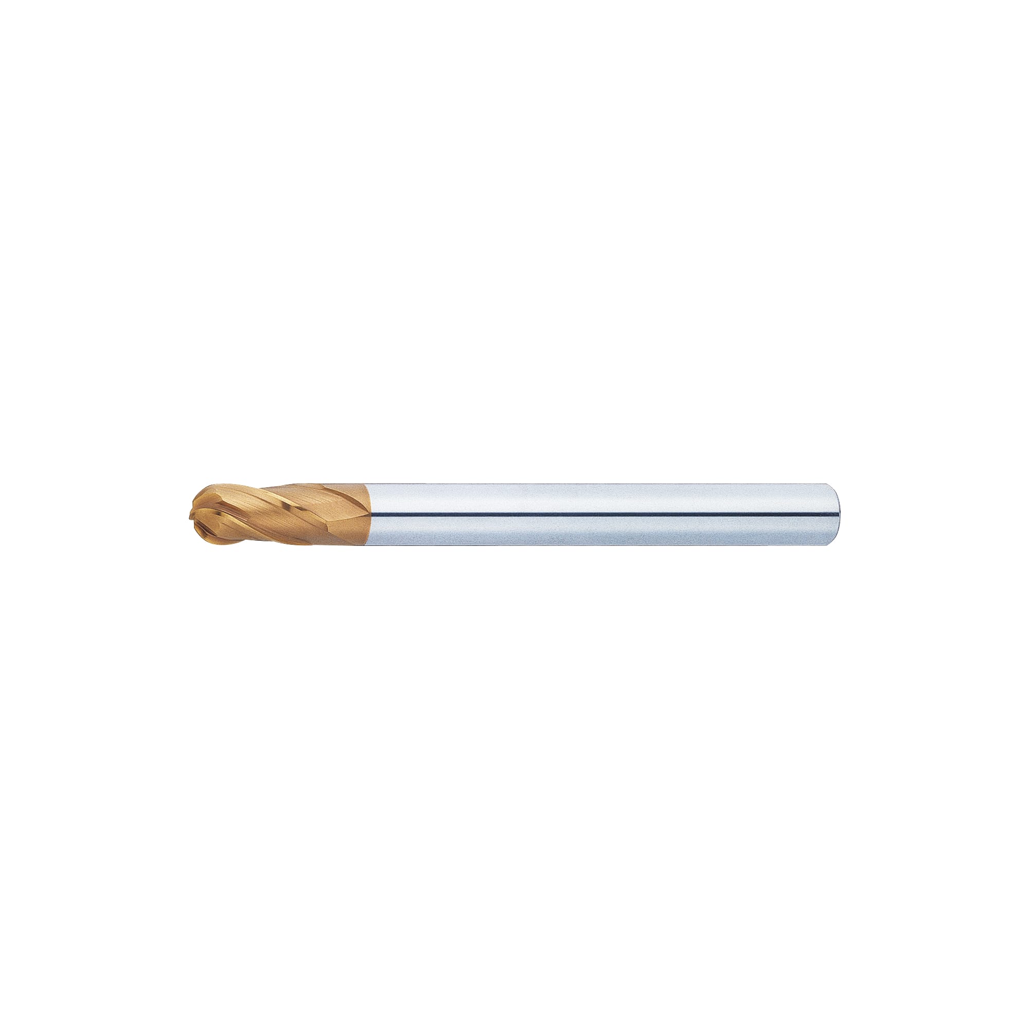 TSC series carbide ball end mill, 4-flute / regular model