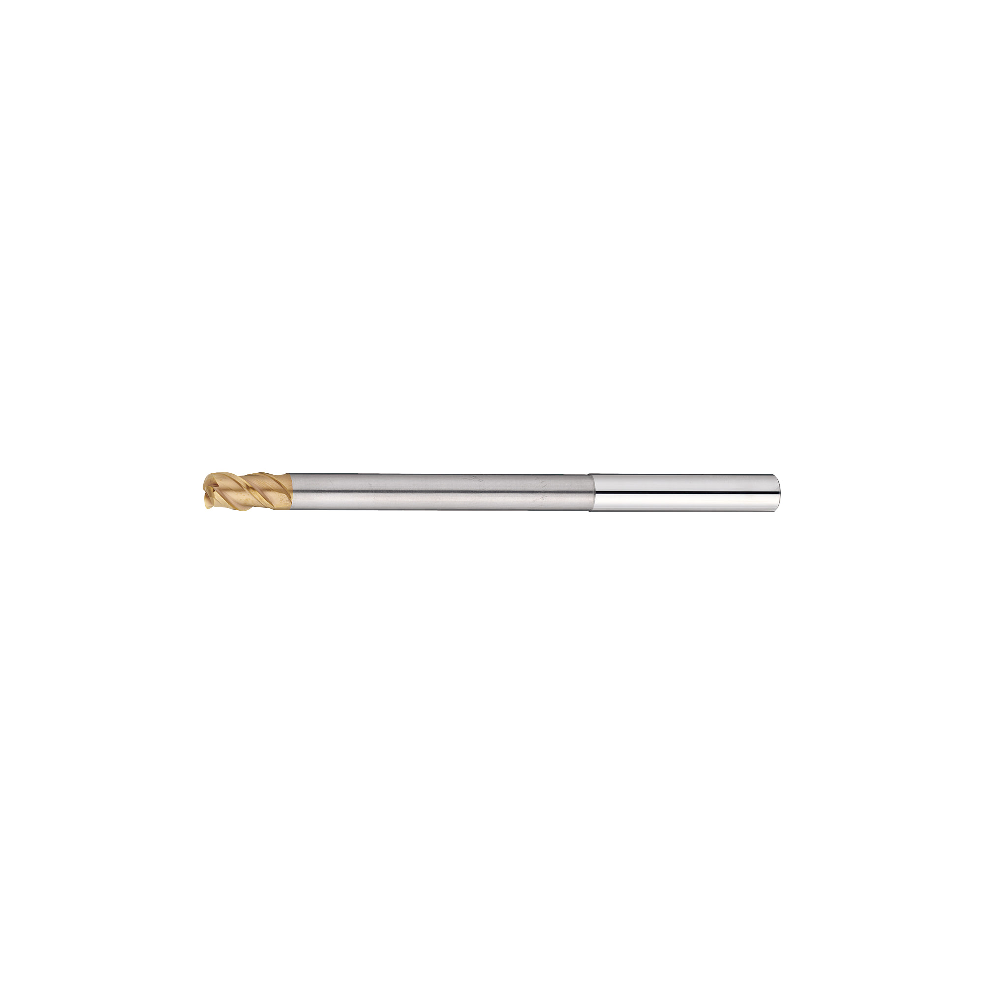TSC series carbide composite radius end mill, for high-feed machining, 3-flute, 45° spiral / short model