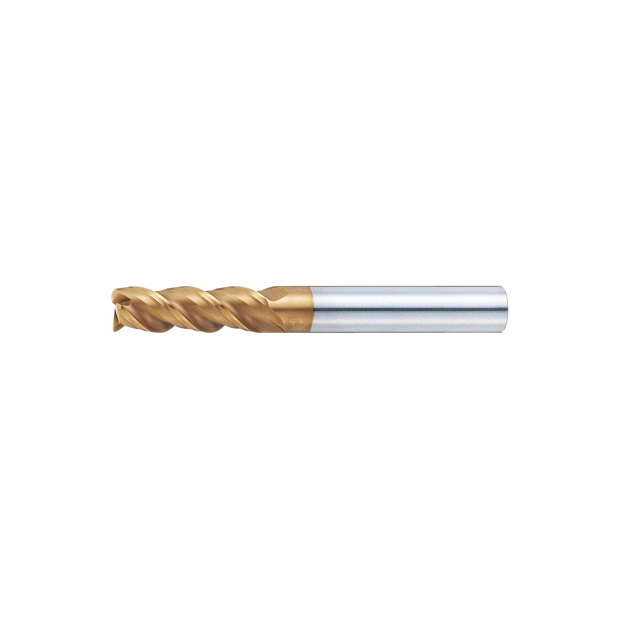 TSC series carbide radius end mill, 3-flute, 45° spiral / regular model