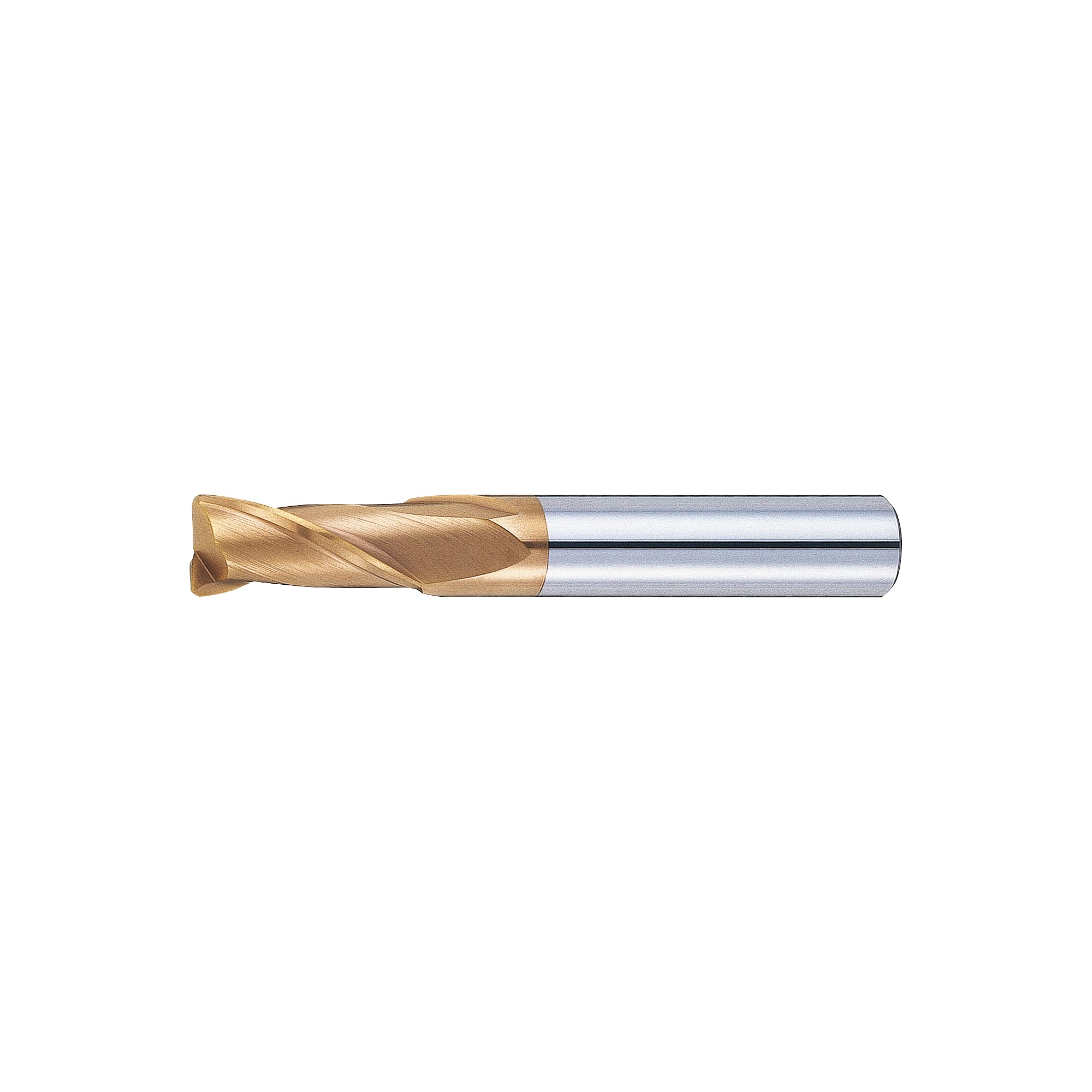 TSC series carbide radius end mill, 2-flute / short model