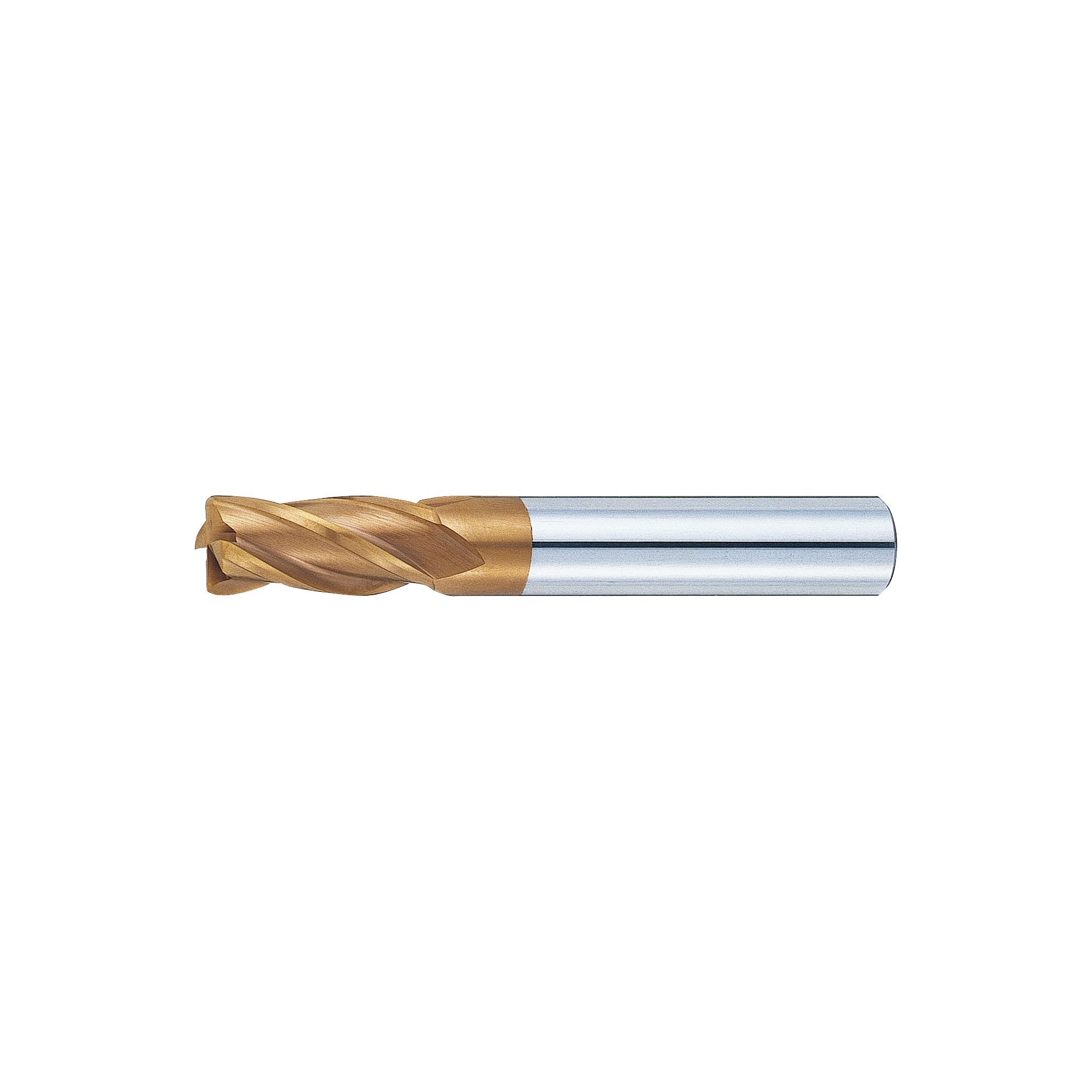 TSC series carbide radius end mill, 4-flute / short model