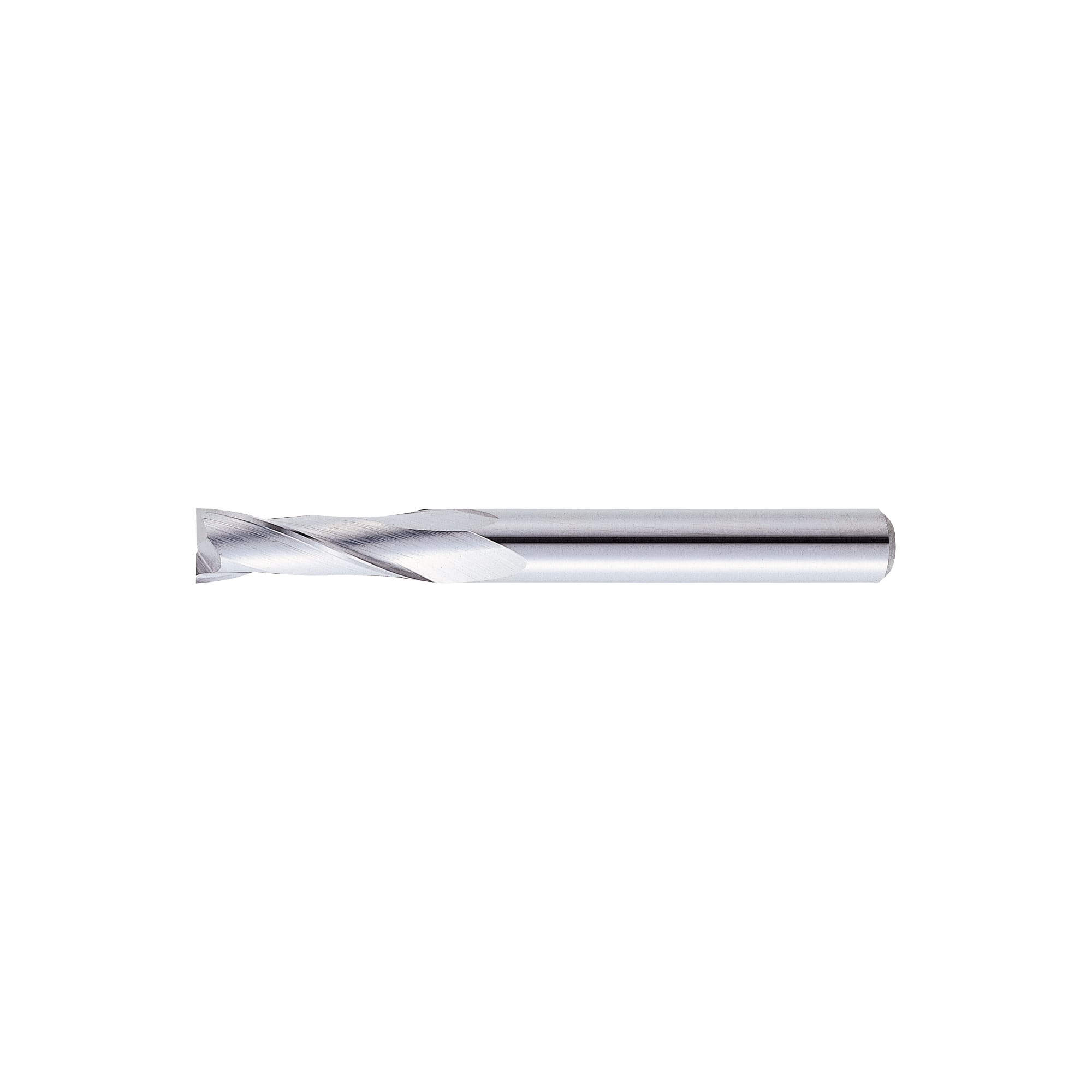 Carbide Square End Mill for Copper Electrode Machining, 2-Flute / Regular Model