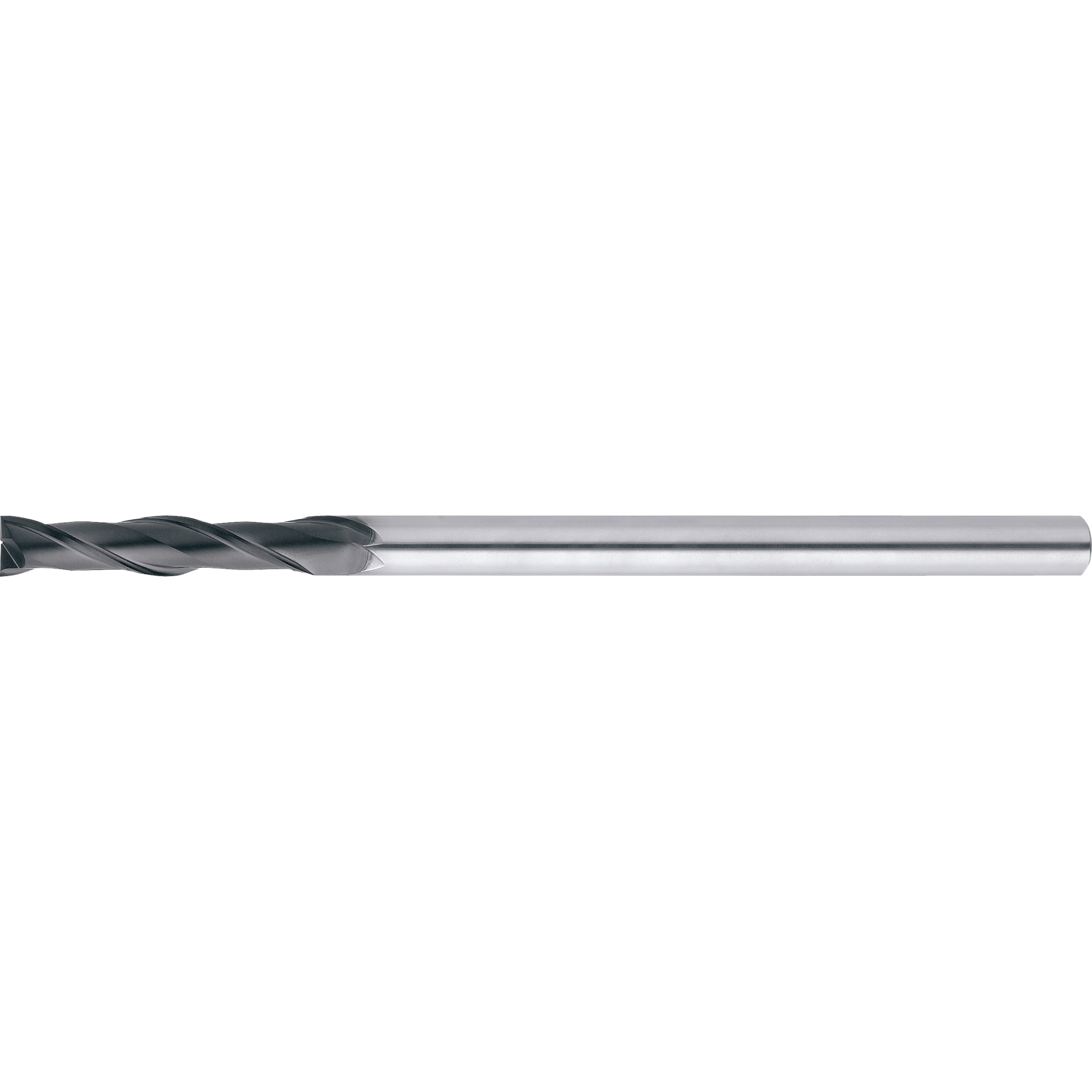 Diamond Coated Carbide Square End Mill for Graphite Machining, 2-Flute / Long Model