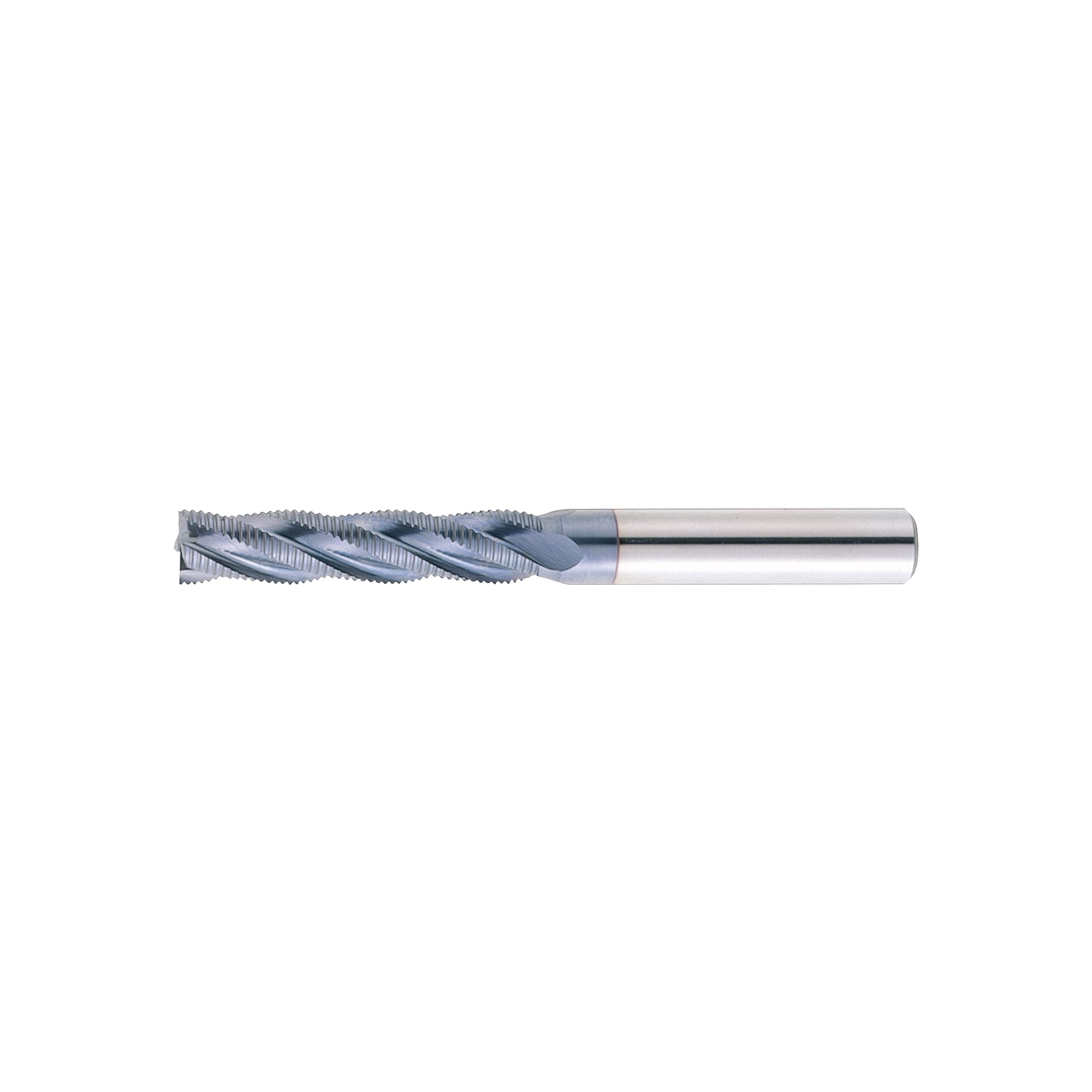 TiCN Coated Powdered High-Speed Steel Roughing End Mill, Long, Center Cut