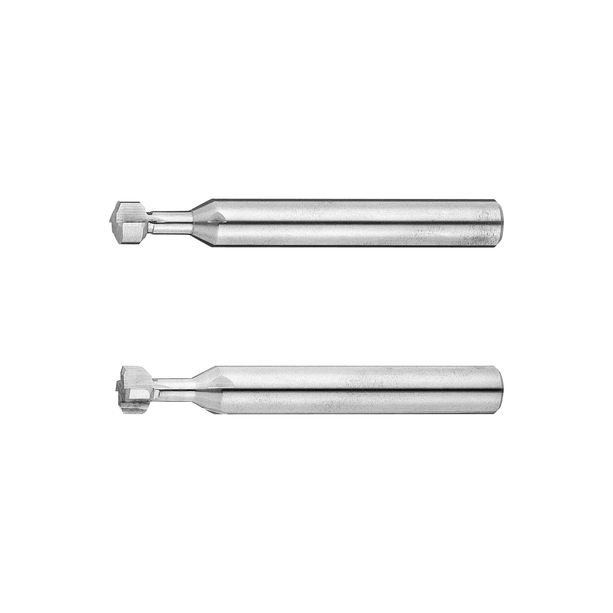 Carbide T-Slot Cutter 2 / 4-flute / Bottom Corner Angle, Back Radius