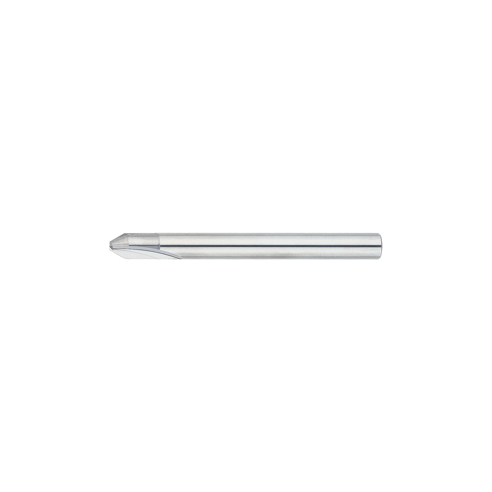 Carbide Straight Edge Corner Angle End Mill, 2-Flute / Shoulder R Type
