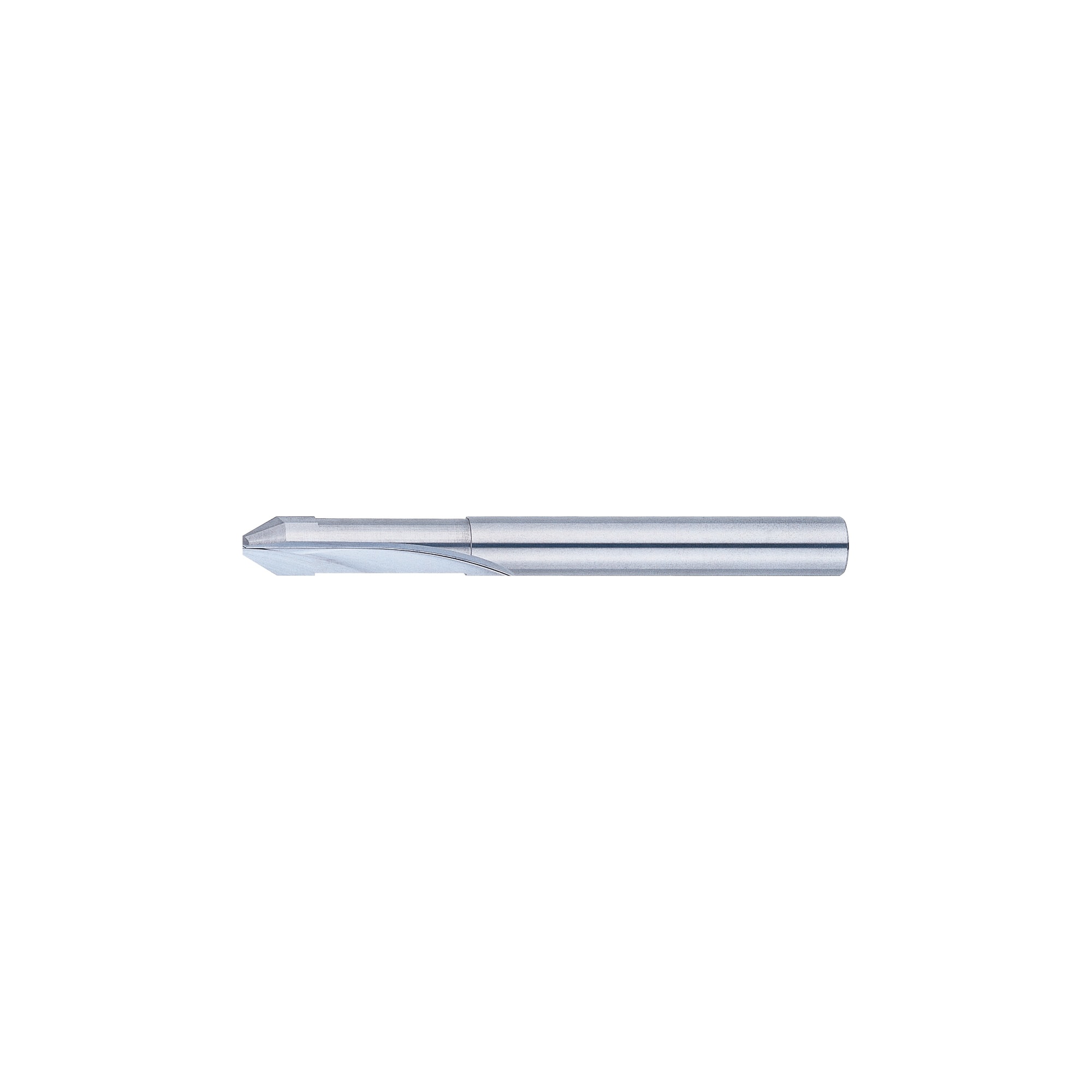 Carbide Straight Edge Corner Angle End Mill, 2-Flute / Neck Relief Type