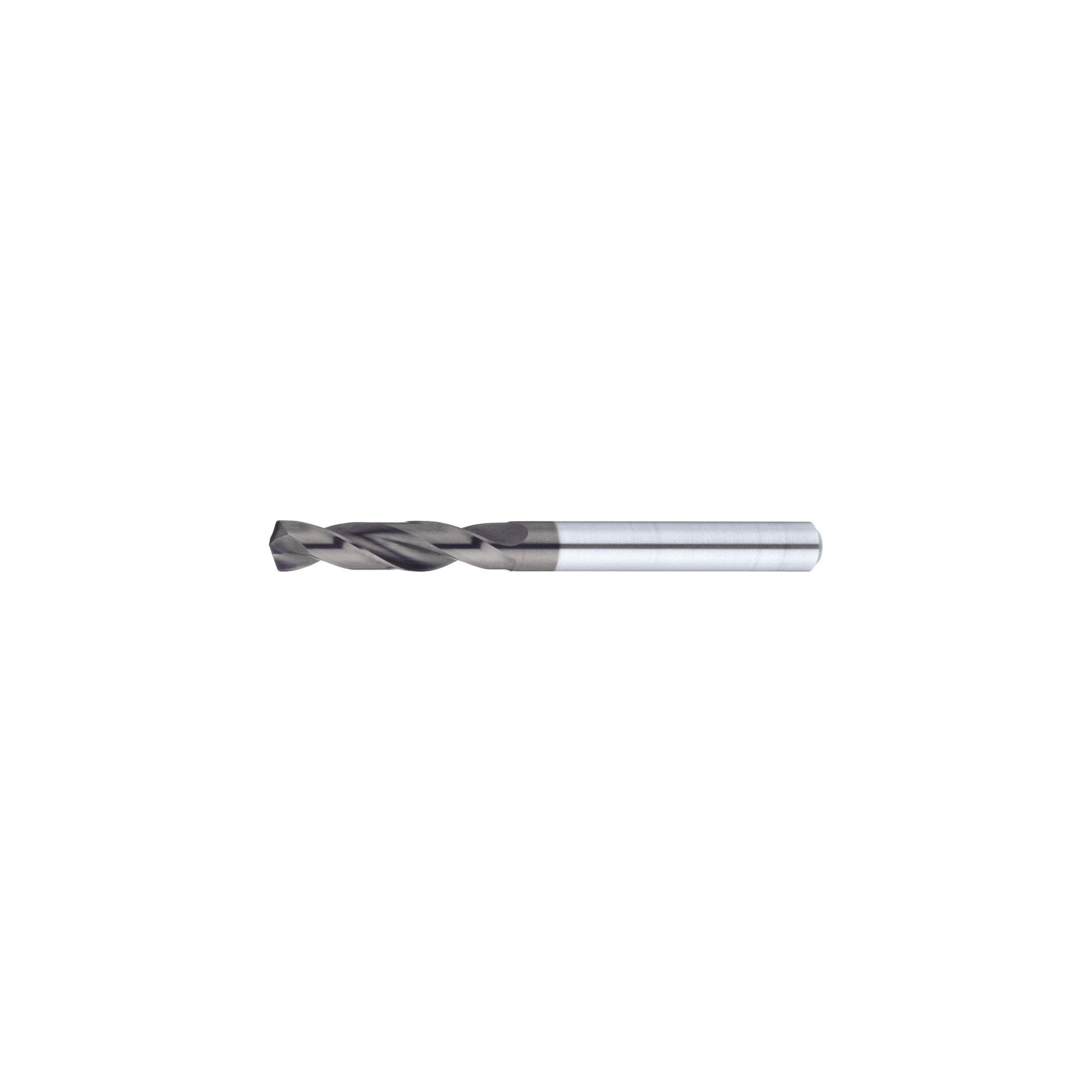 TiAlN Coated Carbide High-Speed High-Feed Machining Drill, Straight Shank / Stub, Regular Model