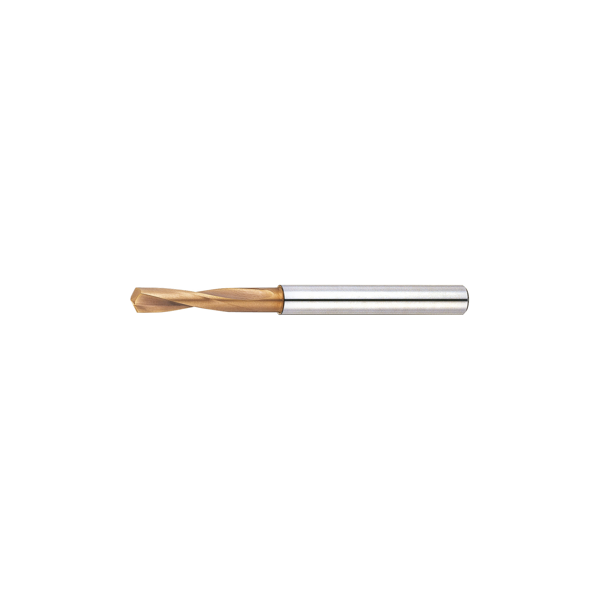 TS Coated Carbide Drill for High-Hardness Steel Machining, Stub Model, Regular