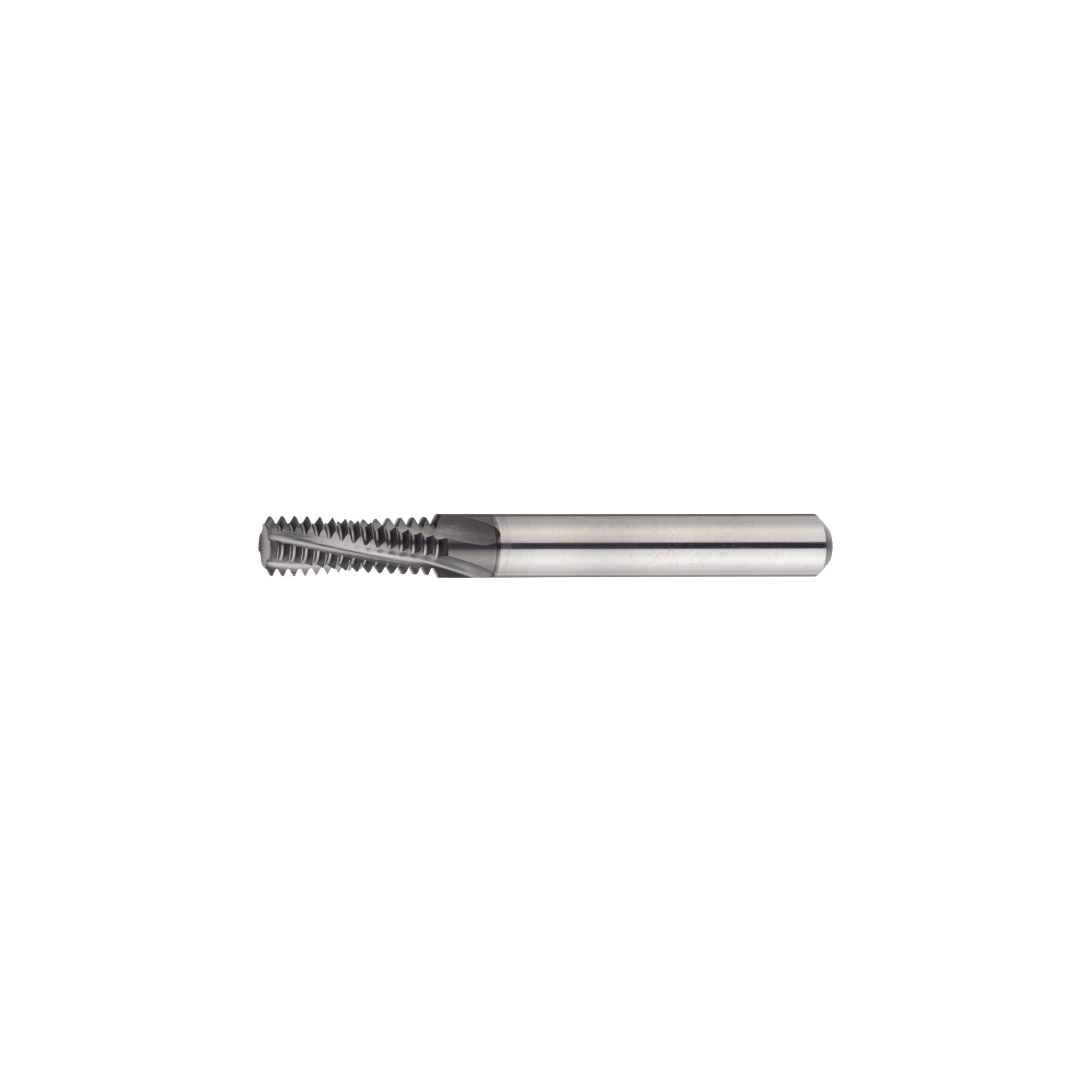 DLC Coated Carbide Threading Cutter for Aluminium Machining, for Internal Metric Threads / 2D Model