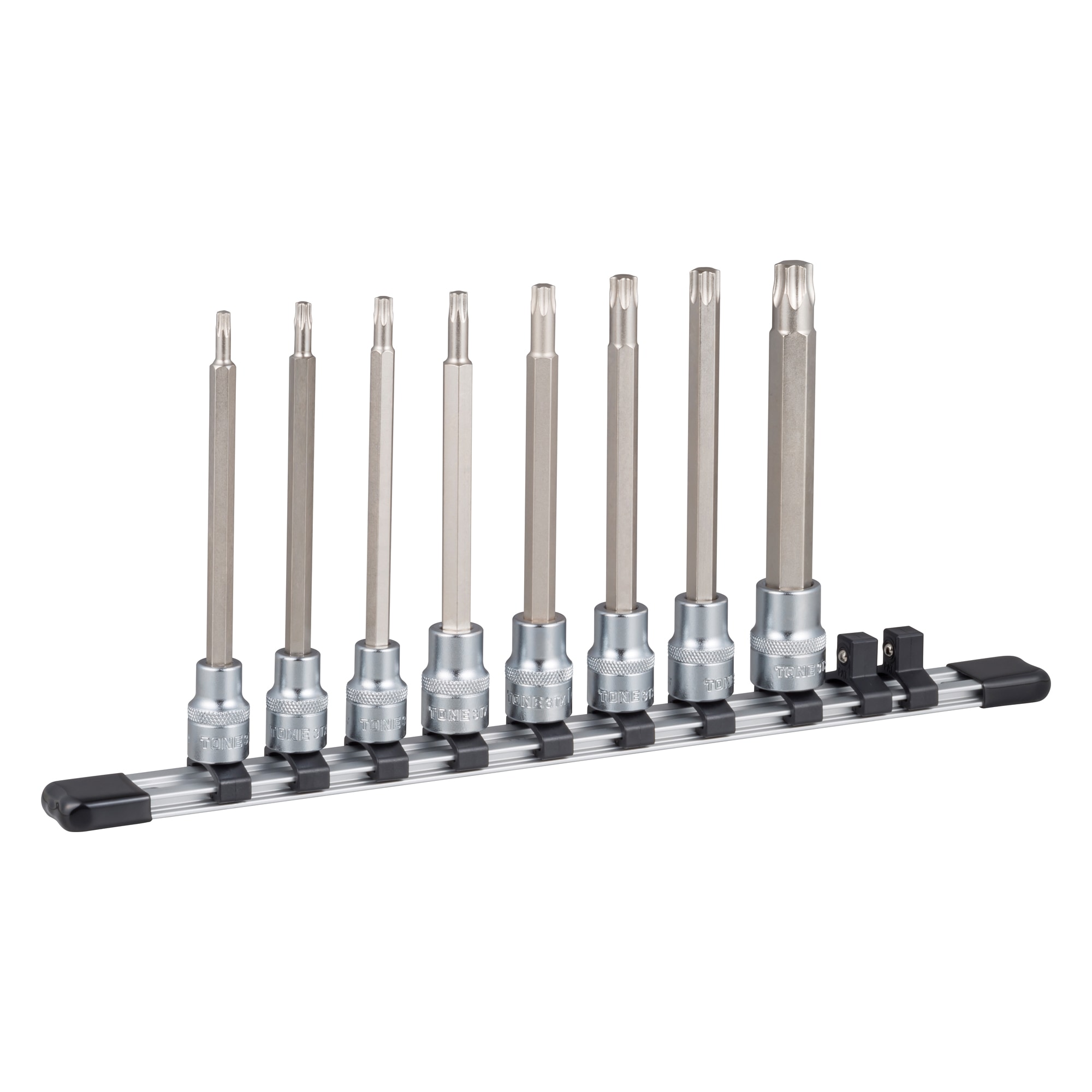 Long Hexalobular Socket Set (Extra Strength Type / with Holder) HTX308L