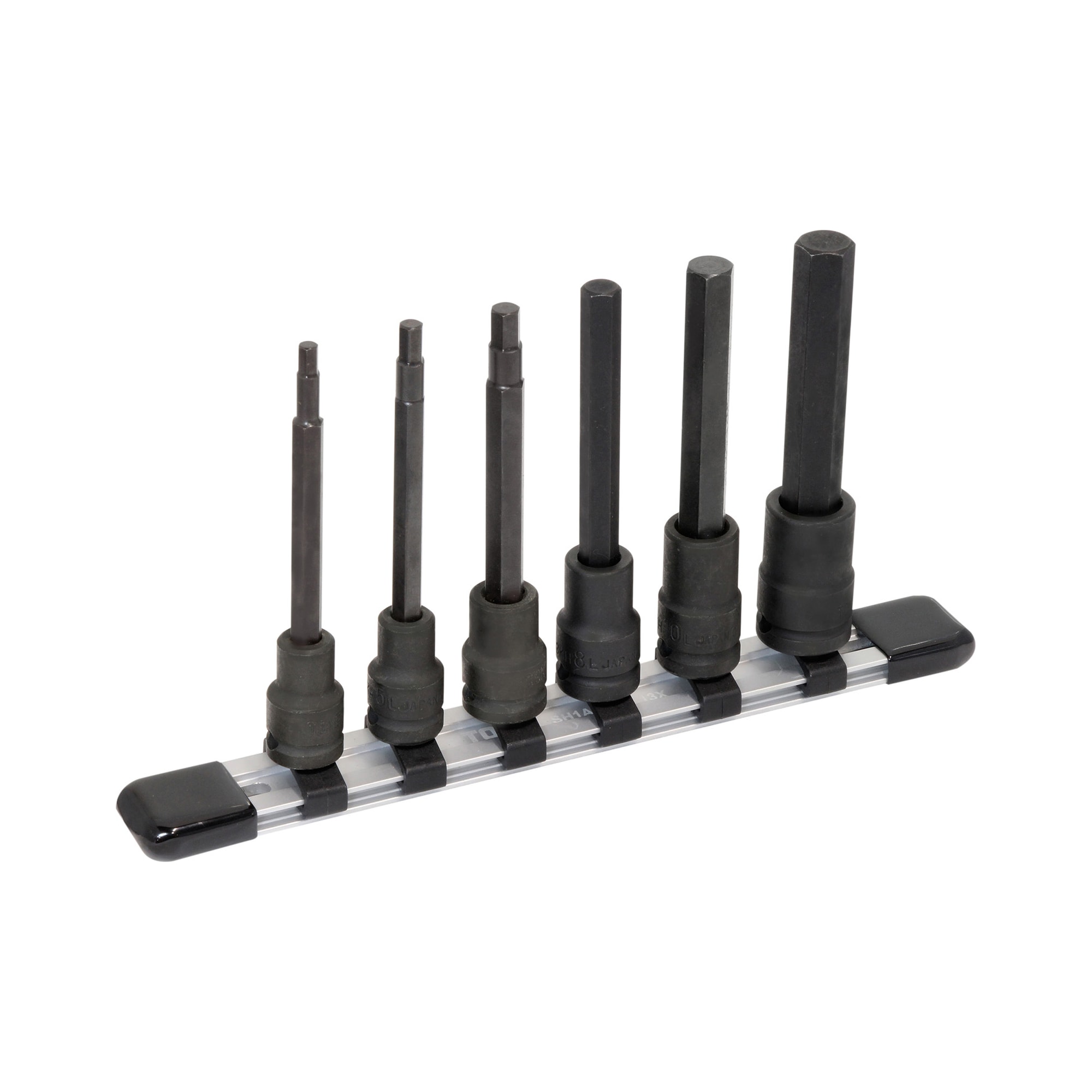 Long Hexagonal Socket Set (Extra Strength Type / with Holder) HKH306L