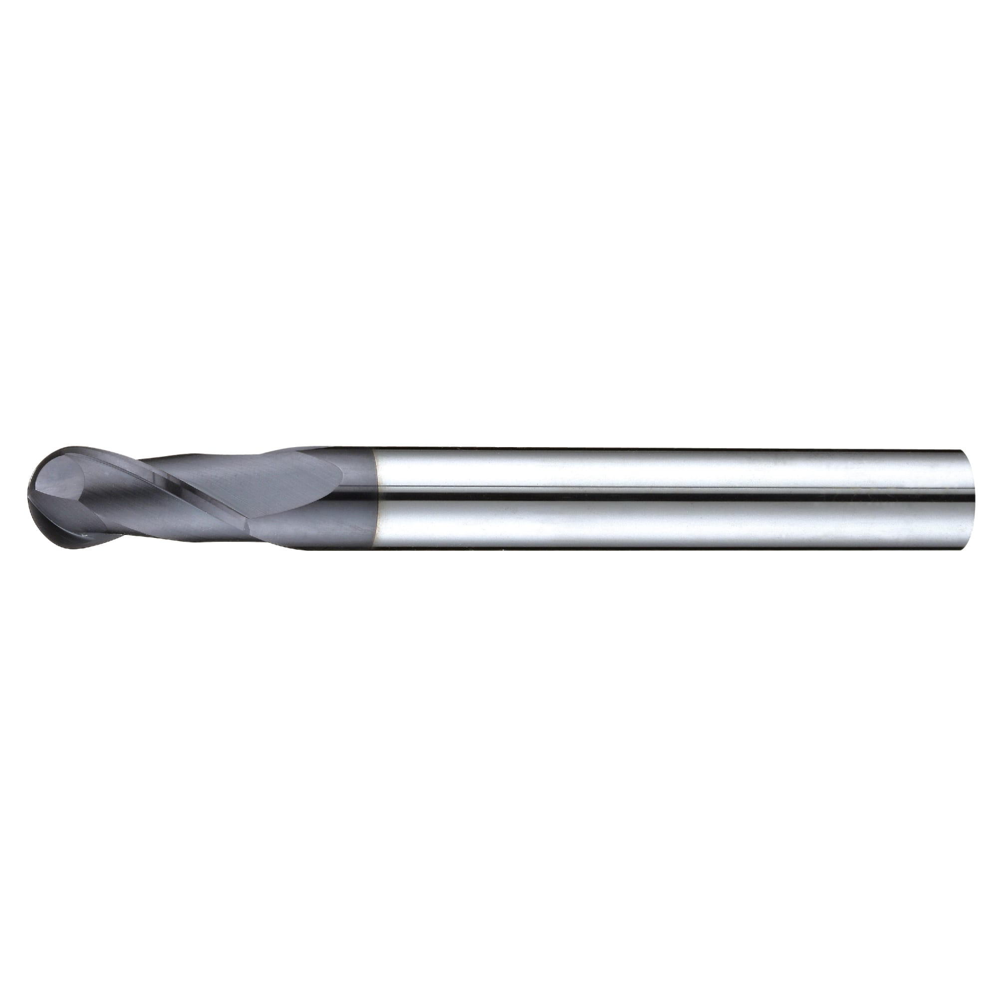 Carbide 2-Flute Medium Ball End Mill 30° B232X