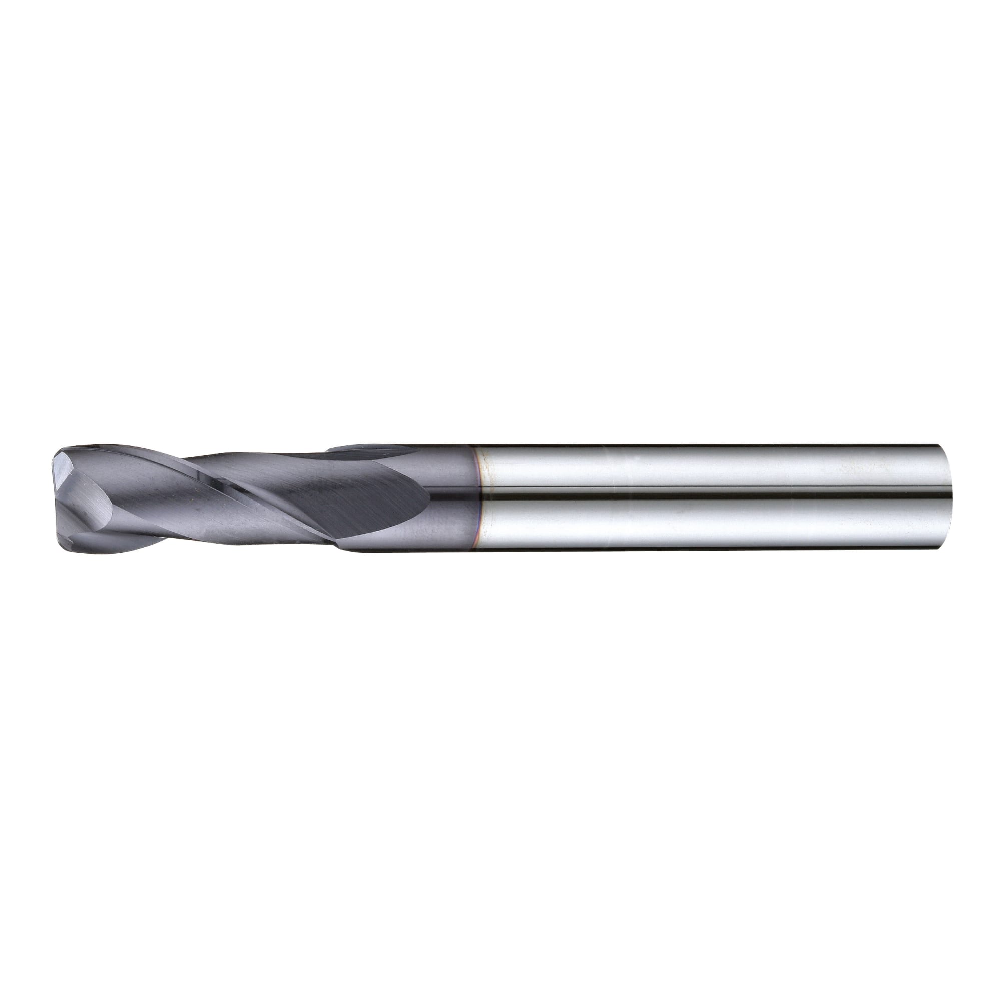 Carbide 2-Flute Corner Radius Medium End Mill 30° B257X
