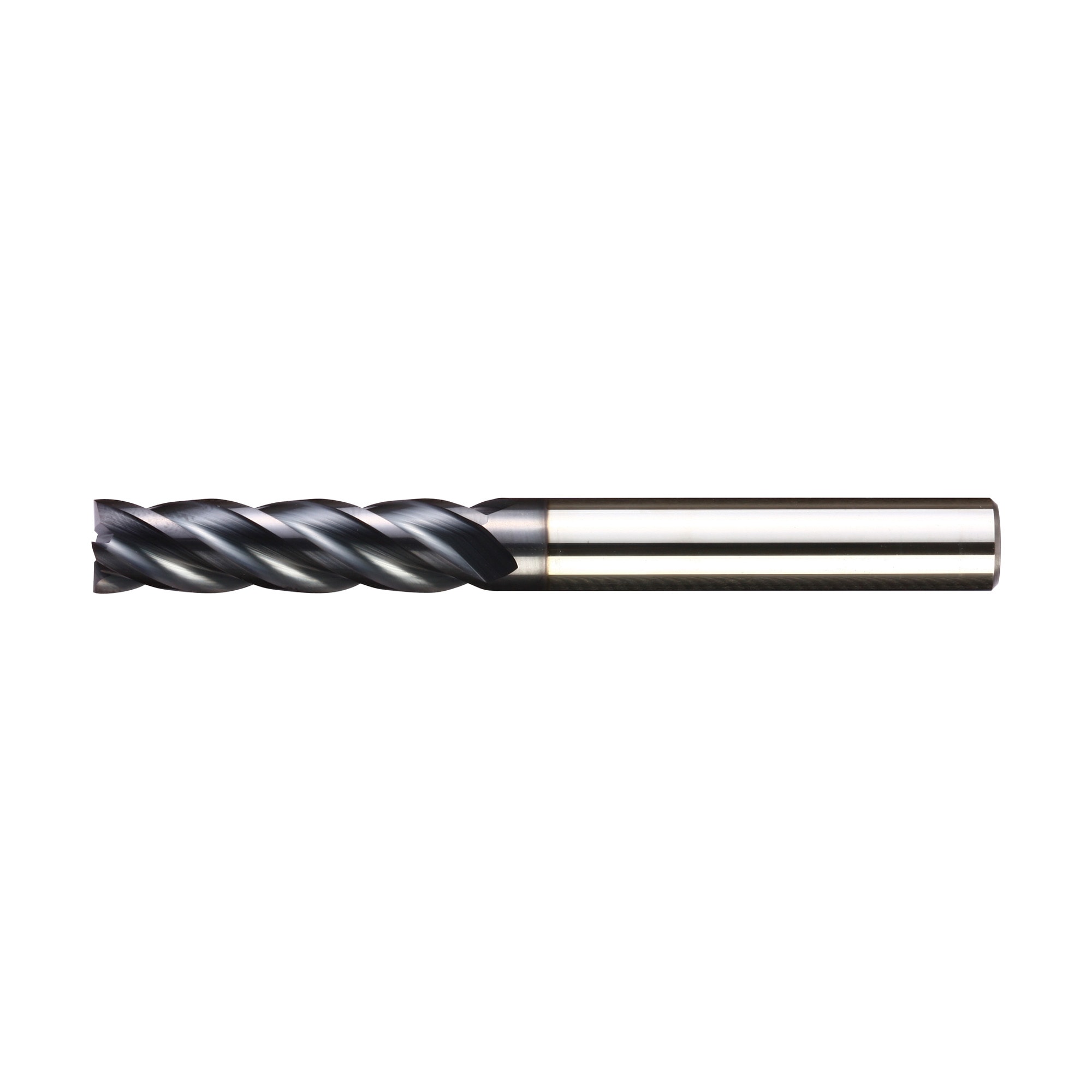 Coated (TiAIN) Solid Carbide End Mills (4 Flutes, Medium) IC4SLV