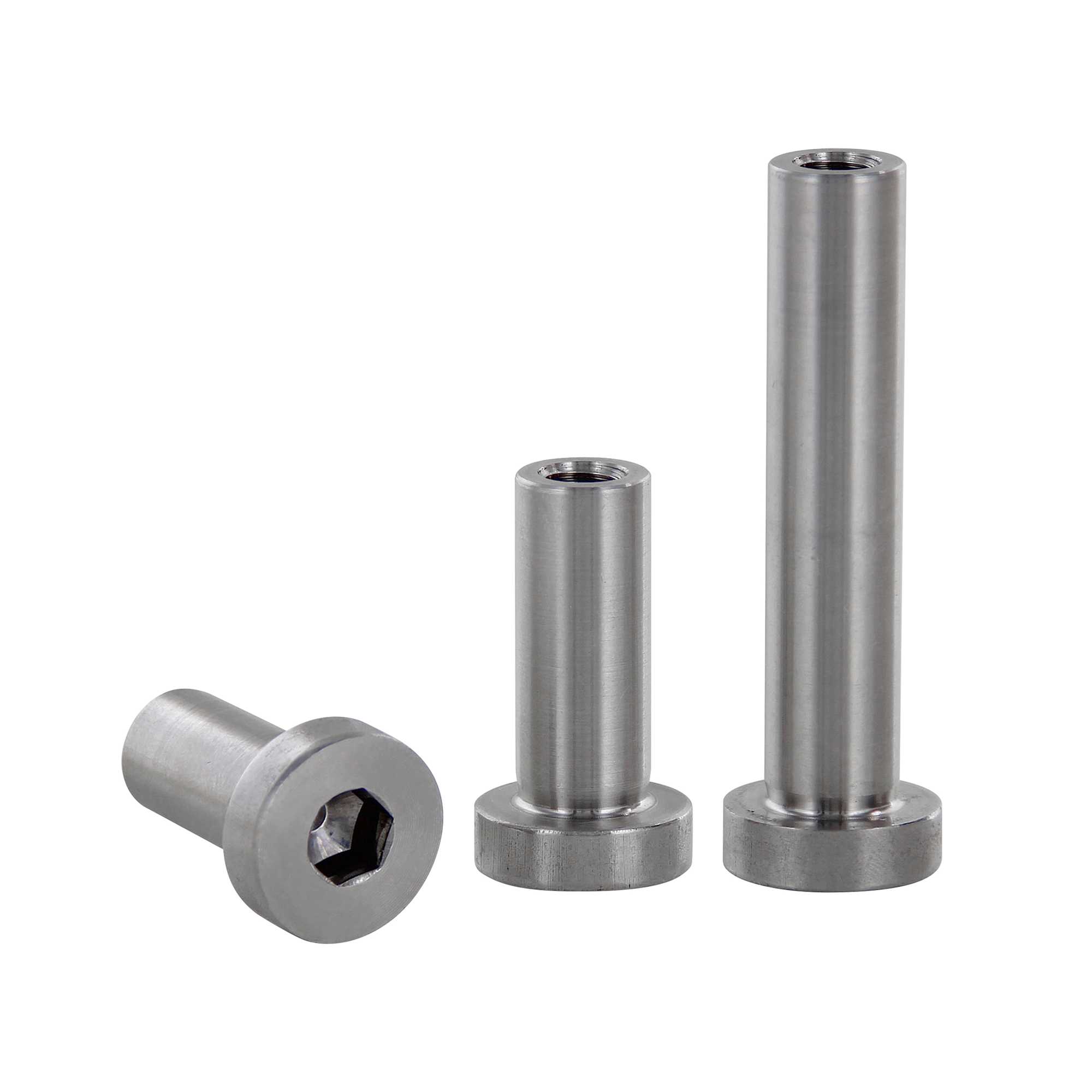 Low Head Shoulder Bolt - High Strength Stainless Steel Tapped Type, Shaft Dia. Tolerance g6