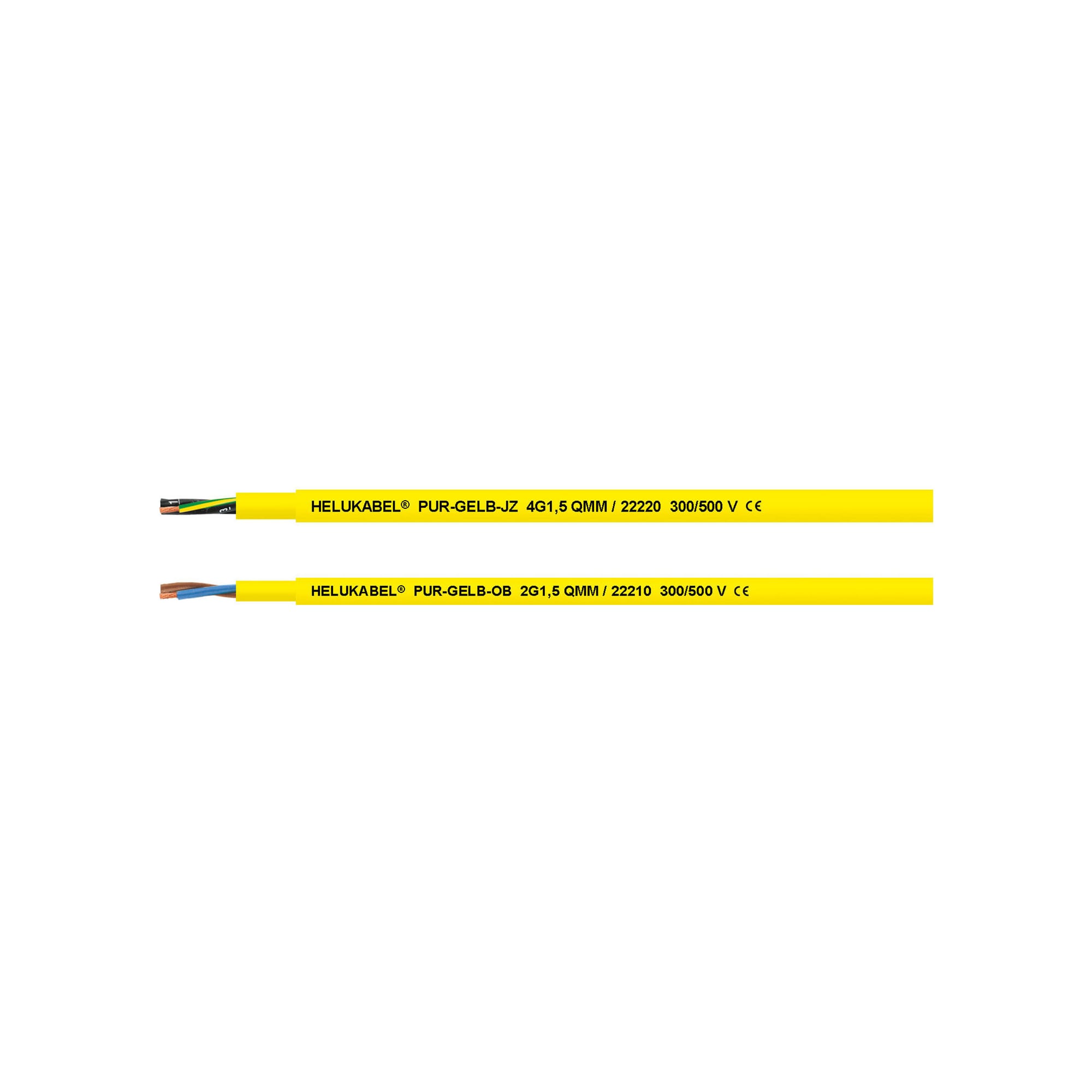 Control Cable PUR,TMPU UV resistant PUR GELB JB