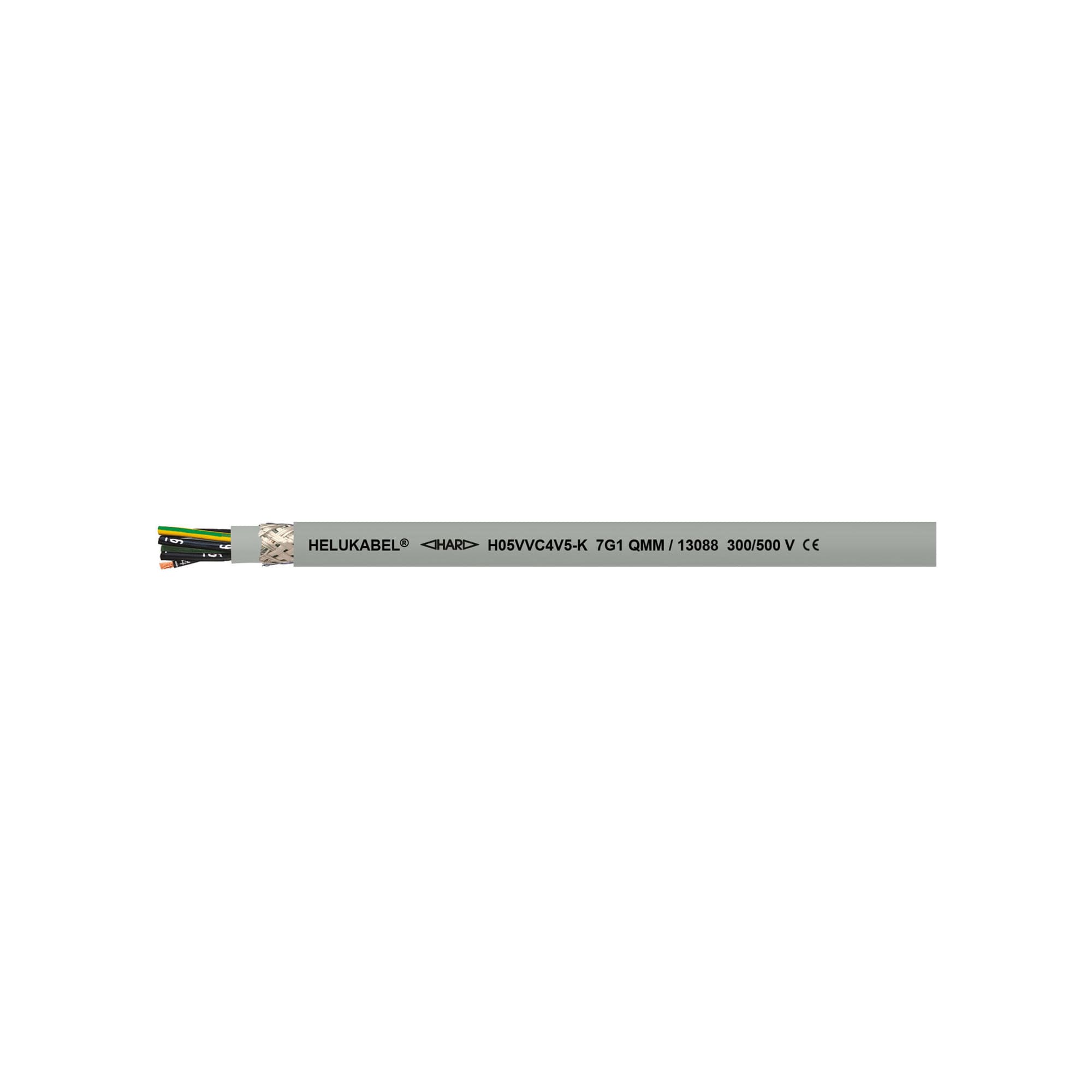 Control Cable PVC screened H05VVC4V5 K