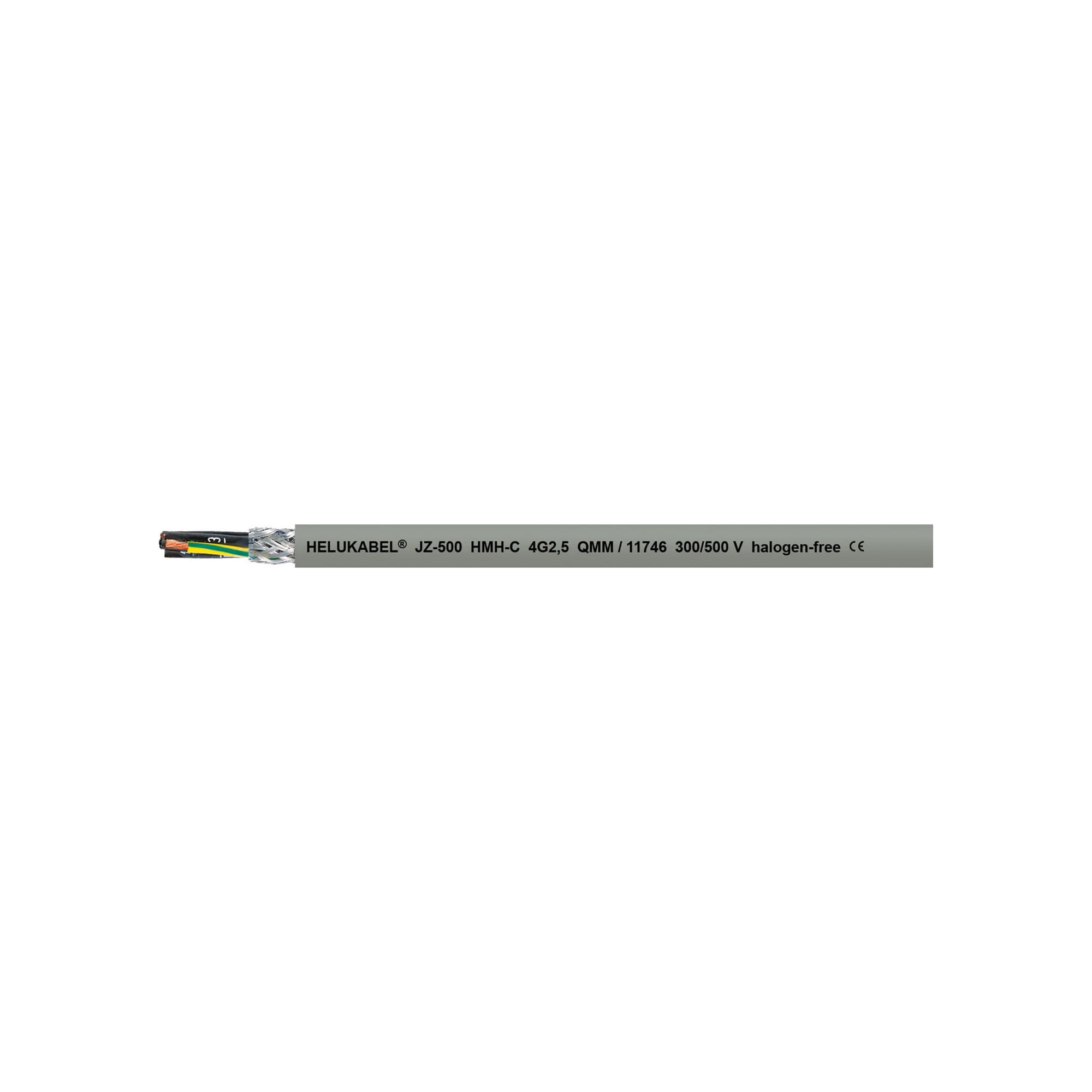 Control Cable screened halogen free  JZ 500 HMH C