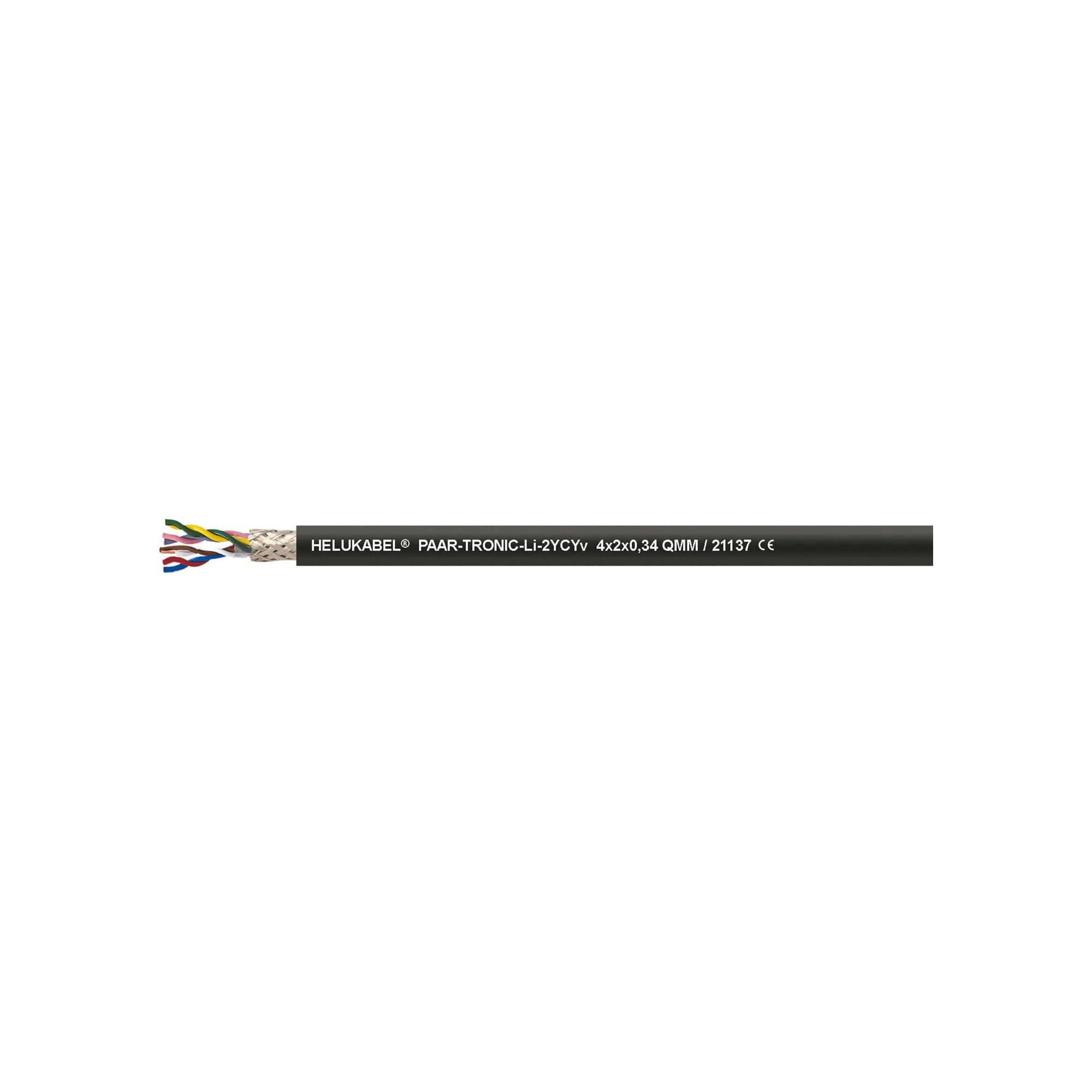 Data & Computer Cables  PVC screened Pair TRONIC Li 2YCY black