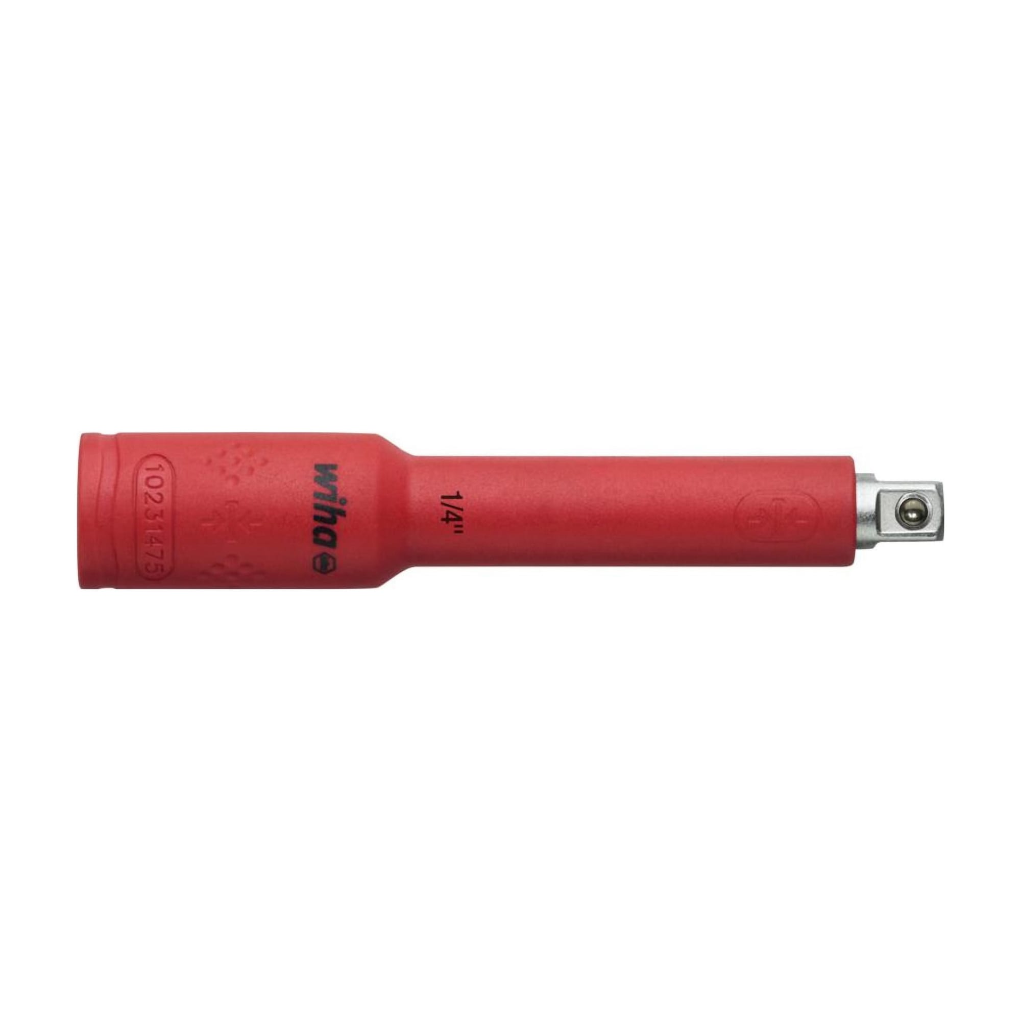 Insulated Extension, 1/4" Square Adapter for Nut Driver Inserts, Insulated
