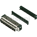 IEEE1284ハーフピッチコネクタ　EMI対策圧接式オスコネクタ